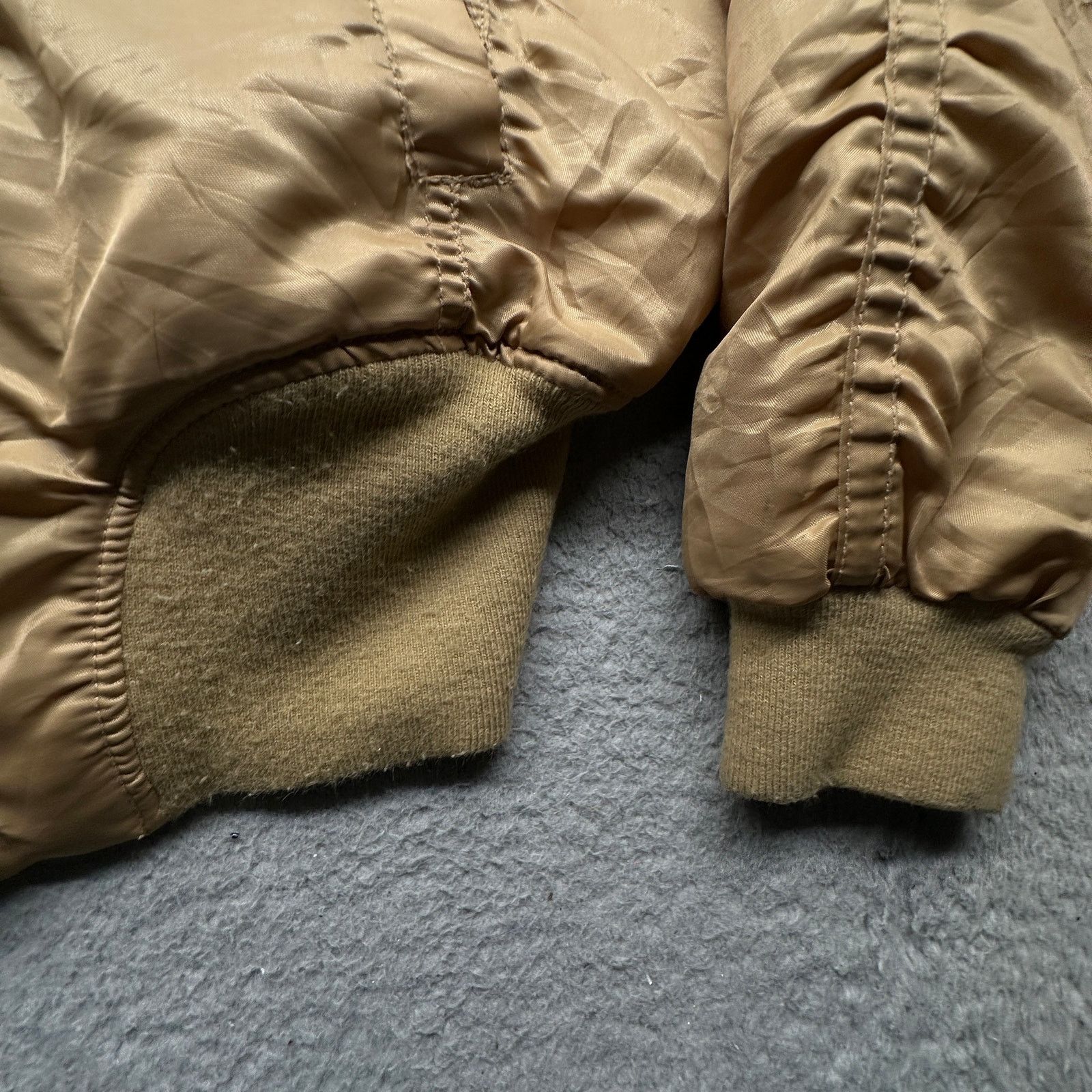 Southpole Vintage Y2K Southpole Gold Flight Bomber Jacket Womens Small Size S / US 4 / IT 40 - 11 Thumbnail