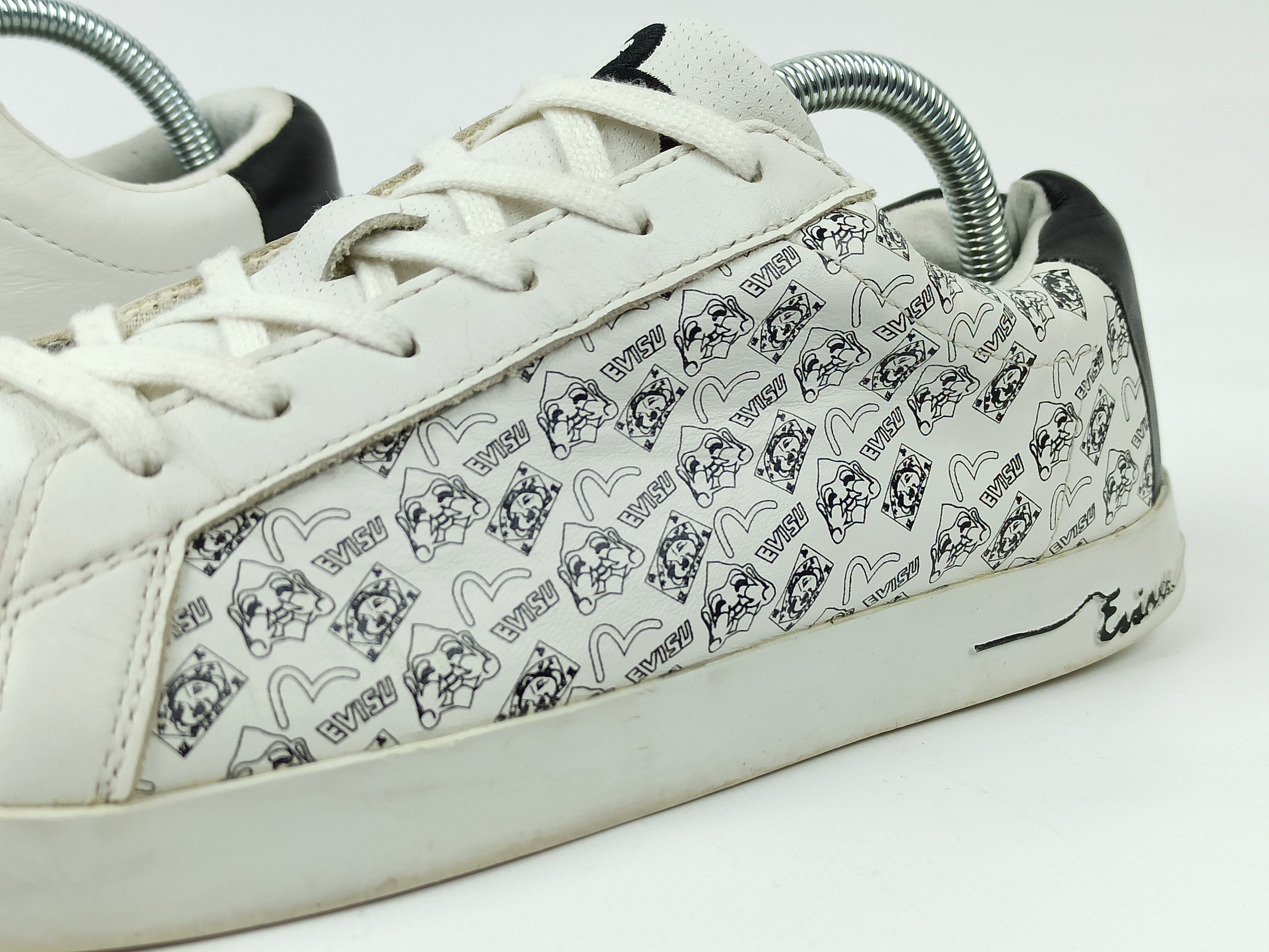 Evisu Evisu Vintage Leather Sneakers Size US 10 / EU 43 - 1 Thumbnail