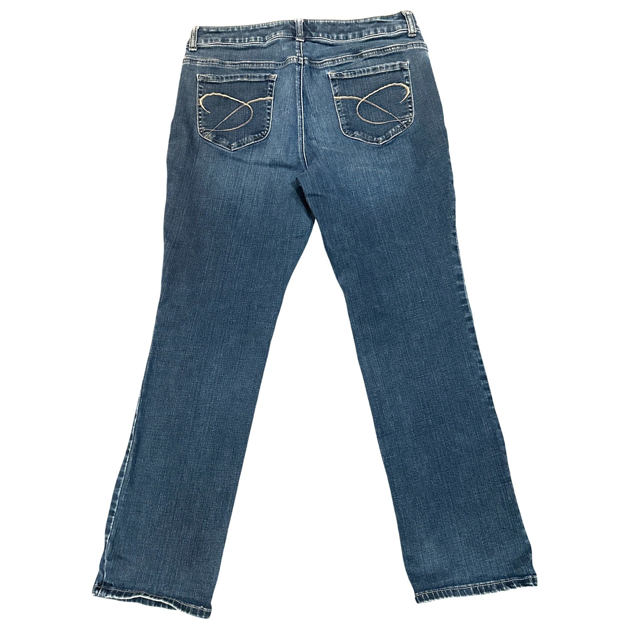 Chicos Chicos Platinum Denim Womens Jeans Size 2 Short Medium Wash Size 26" / US 2 / IT 38 - 2 Thumbnail