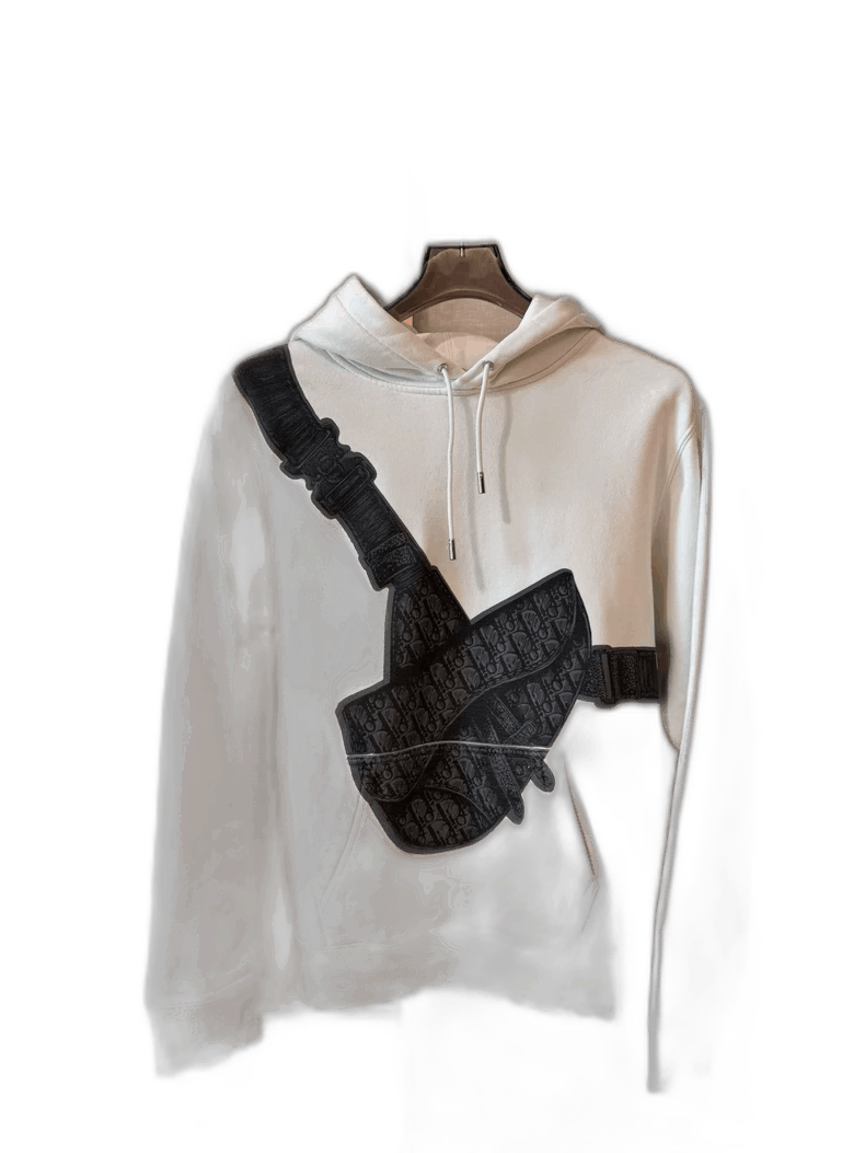 Dior Dior White Saddle Hoodie M Size US M / EU 48-50 / 2 - 1 Thumbnail