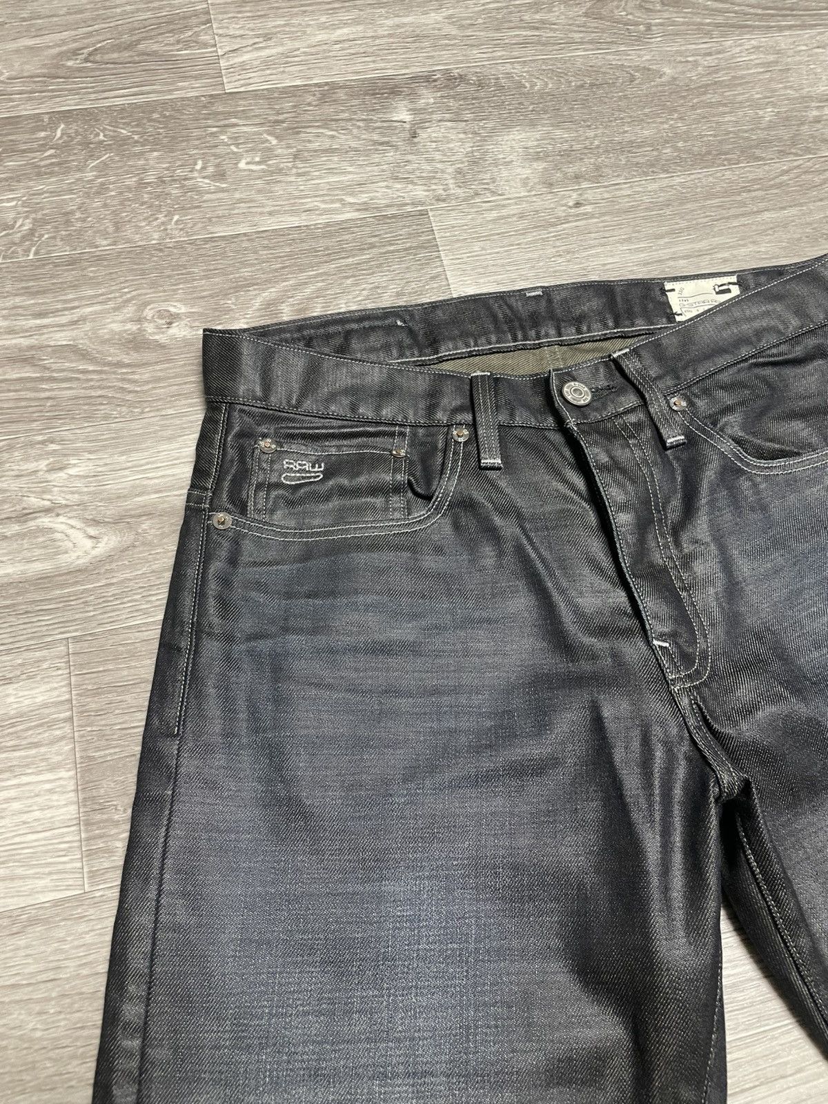 G-Star 32/32 Vintage G-Star Raw 3301 Straight Washed Denim Jeans Size US 32 / EU 48 - 10 Thumbnail