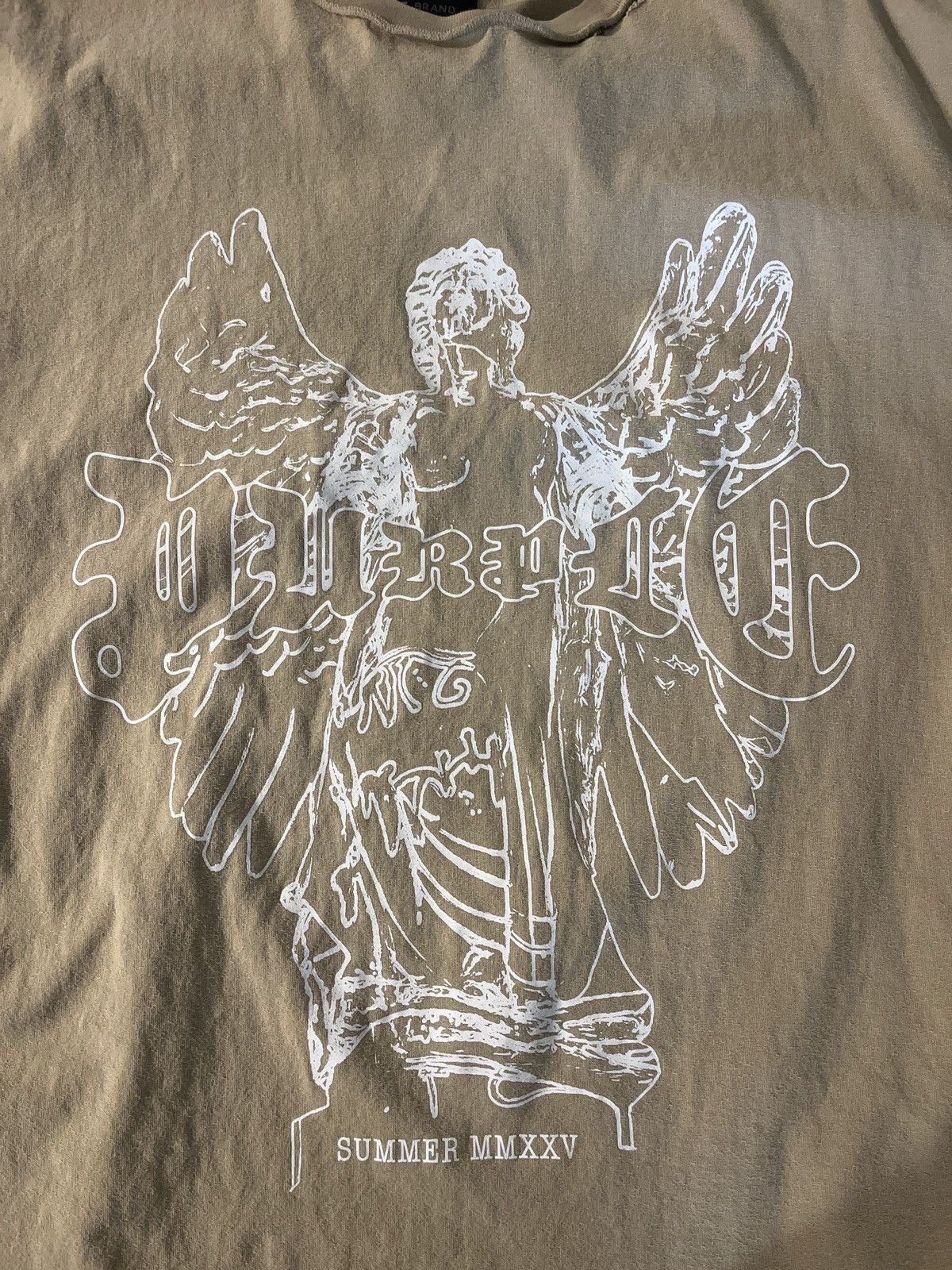 Purple Brand Purple Brand angel tee tan medium Size US M / EU 48-50 / 2 - 4 Thumbnail