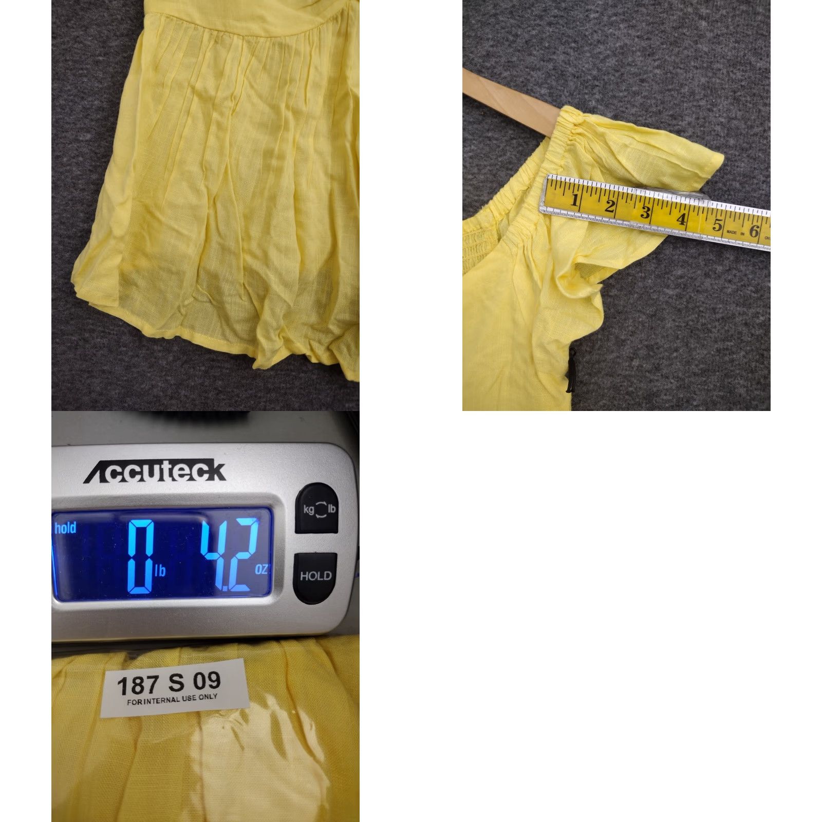 Vintage Japna Women's Yellow V-Neck Cap Sleeve Crop Flare Blouse XS Size XS / US 0-2 / IT 36-38 - 8 Thumbnail