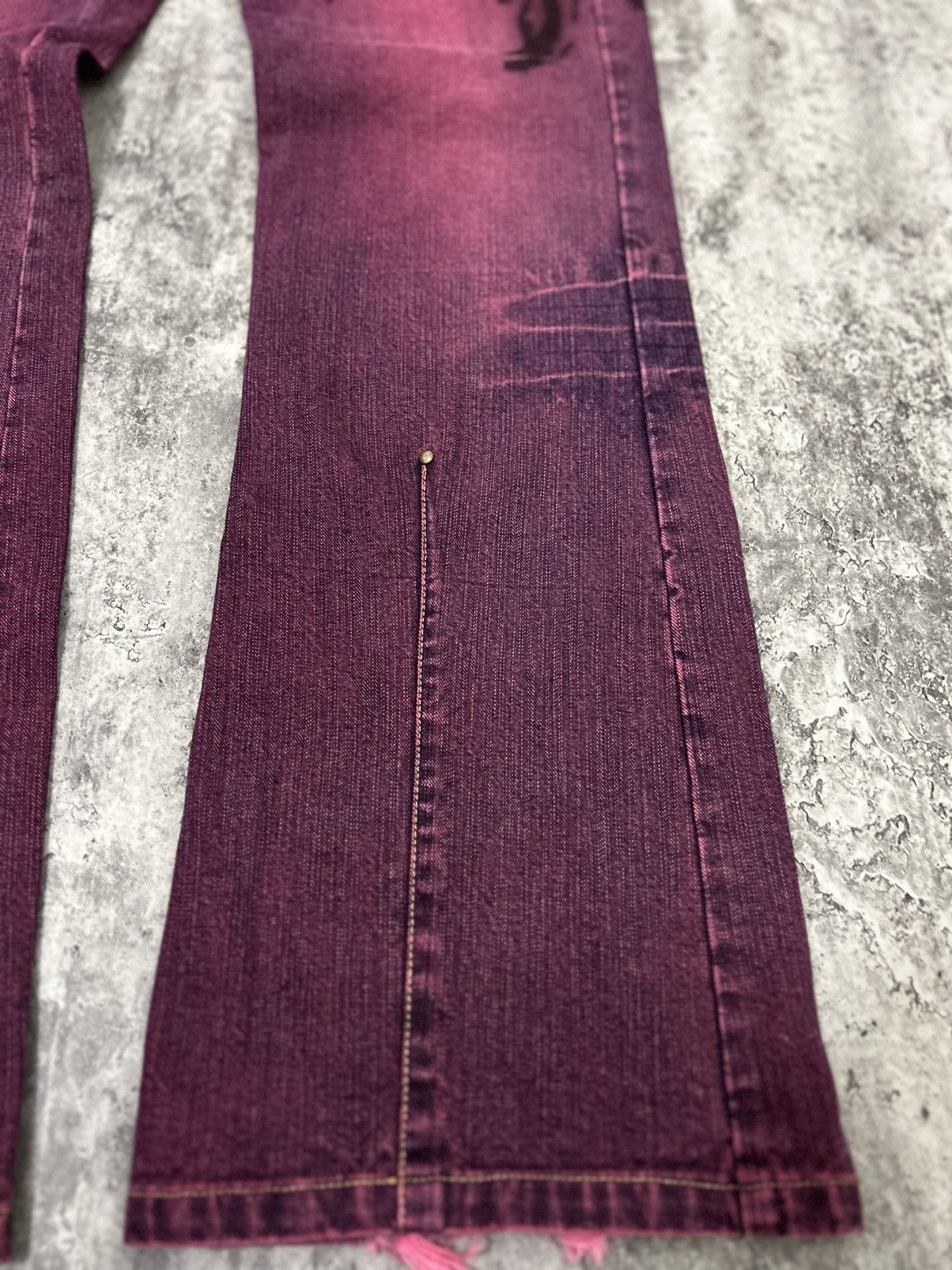 Vintage Rustenburg Homme Scorpion Distressed Jeans Size US 32 / EU 48 - 5 Thumbnail