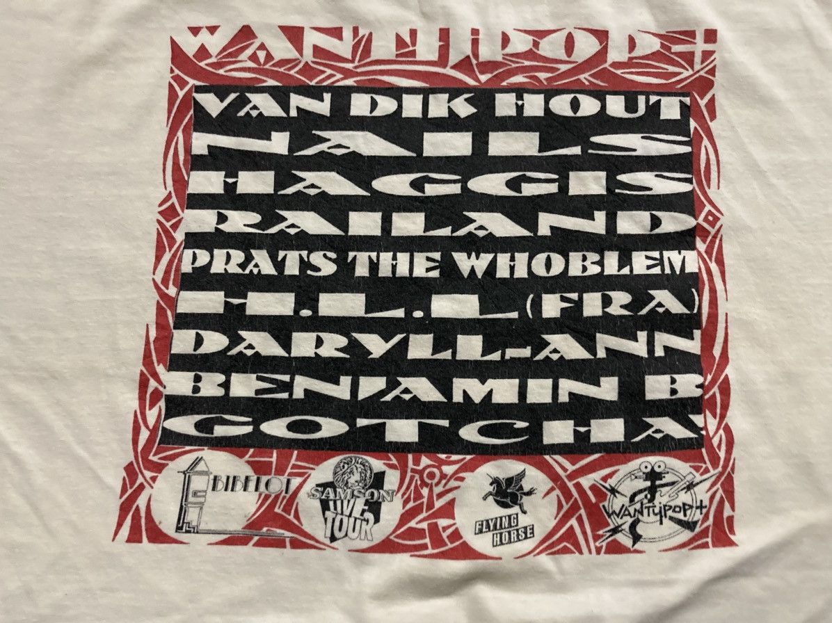 Band Tees Vintage T-shirt Crew 90s Size US L / EU 52-54 / 3 - 4 Thumbnail