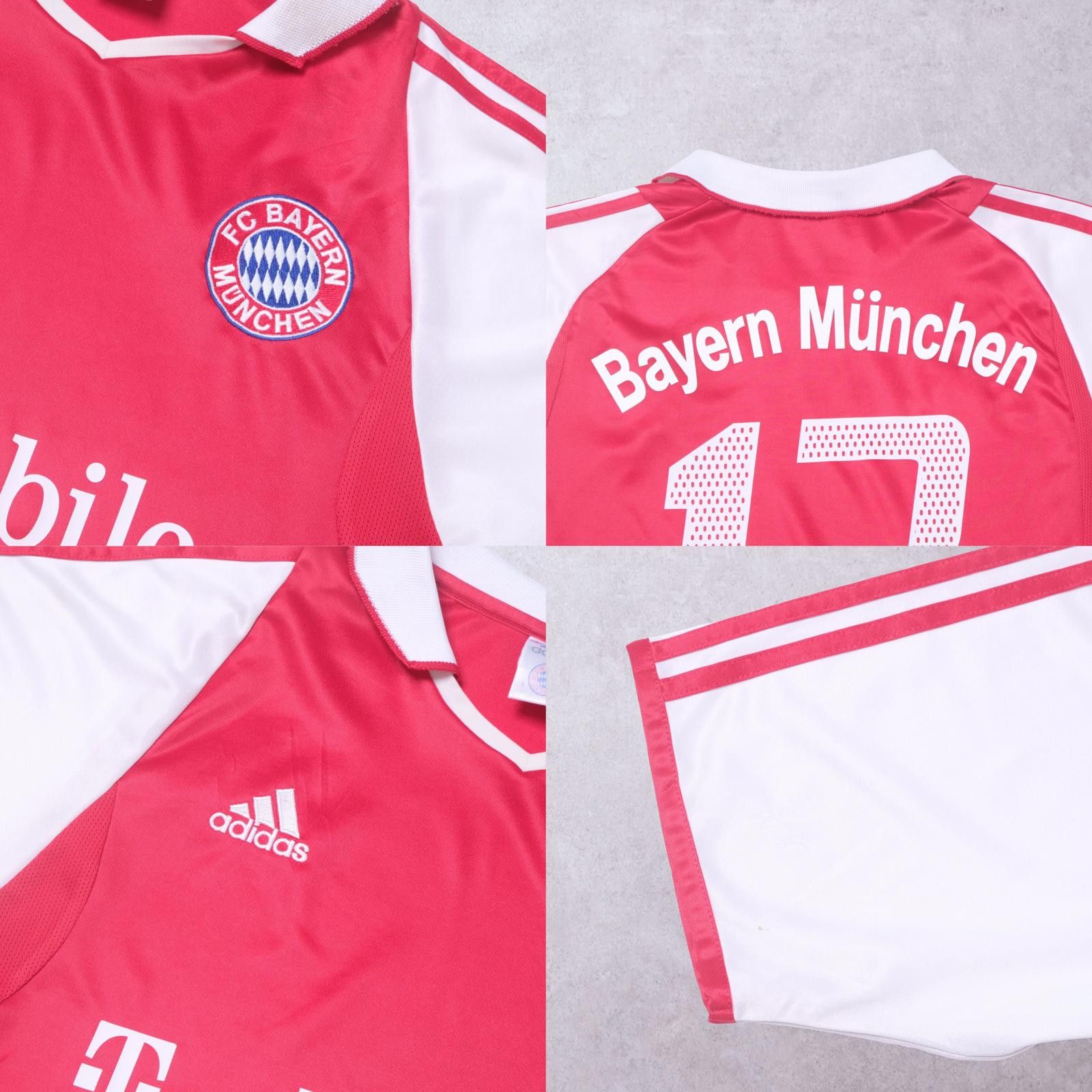 Adidas 2003/04 Bayern Munich Home Shirt Adidas Ballack (M/L) Size US M / EU 48-50 / 2 - 6 Thumbnail