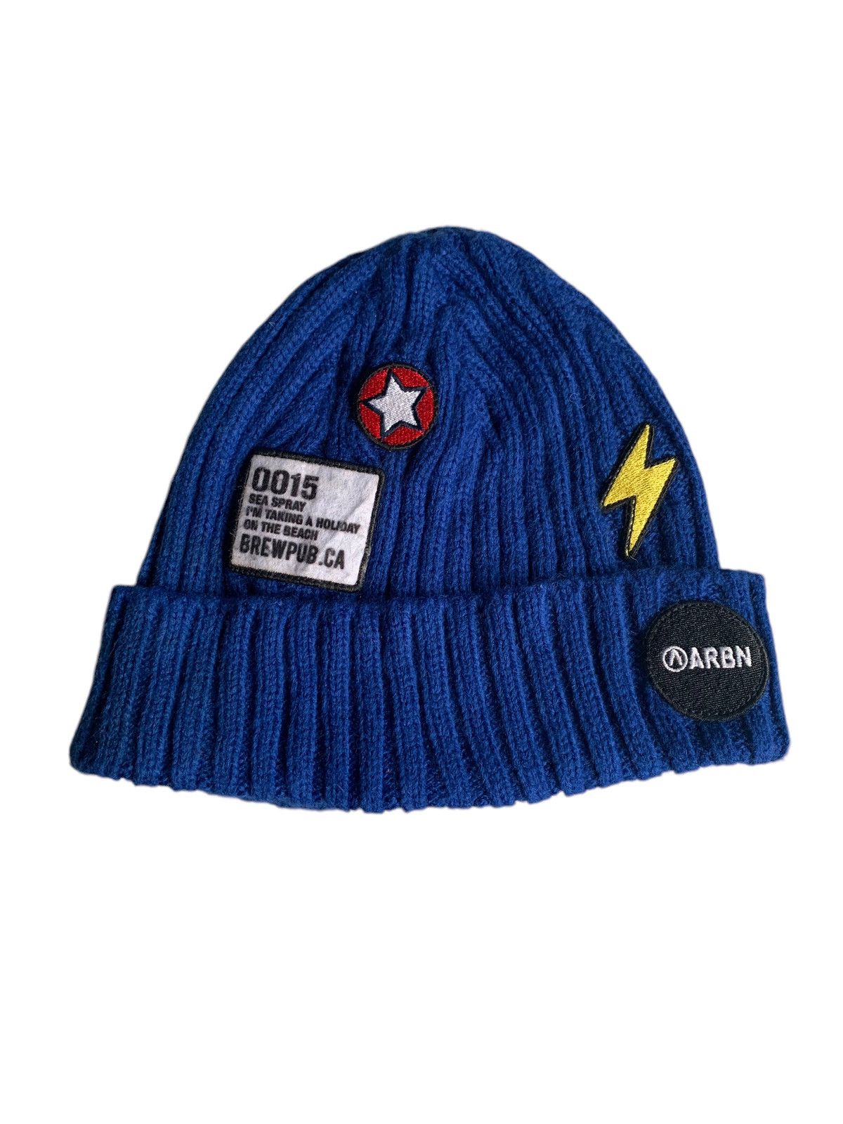 Japanese Brand × Kapital × Vintage Rare Knit Beanie With patches Hats Size ONE SIZE - 2 Thumbnail