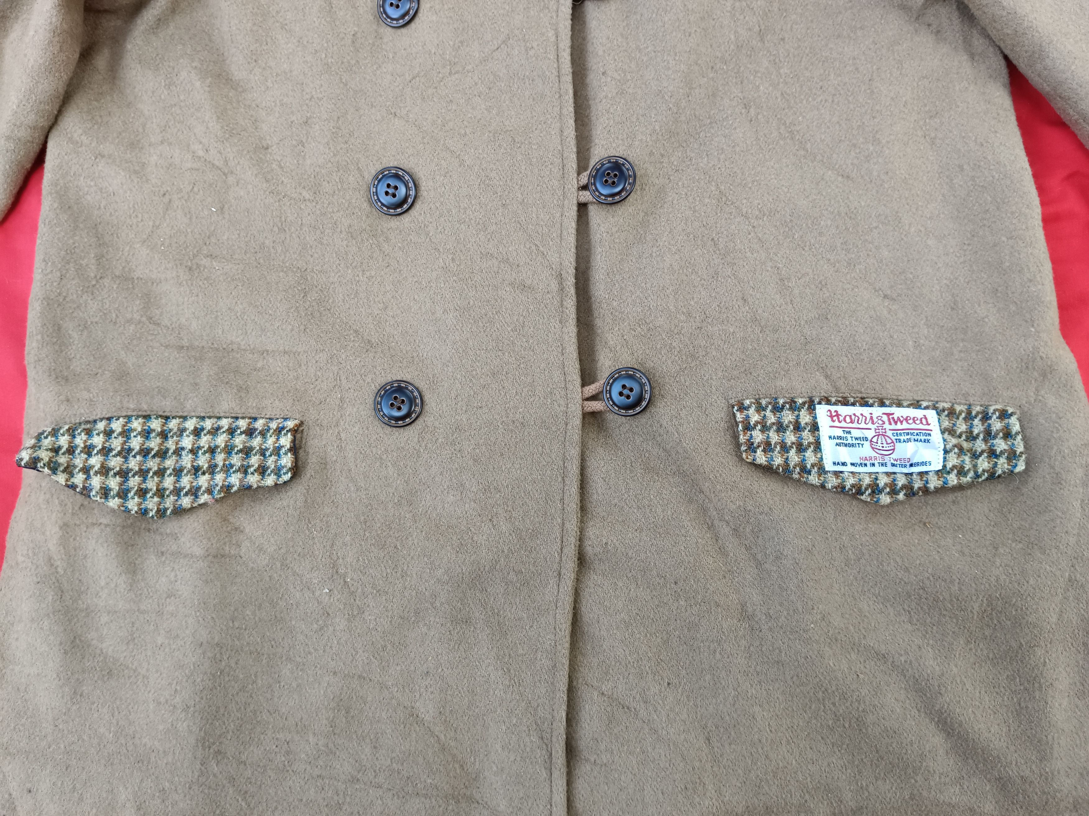 Harris Tweed × Japanese Brand Harris Tweed Natural Palette Shawl Collar Jacket Coat Size US L / EU 52-54 / 3 - 2 Thumbnail