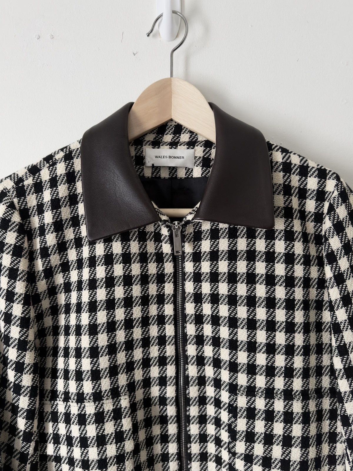 Wales Bonner Wales Bonner Checkered Jacket AW17 Size M / US 6-8 / IT 42-44 - 3 Thumbnail