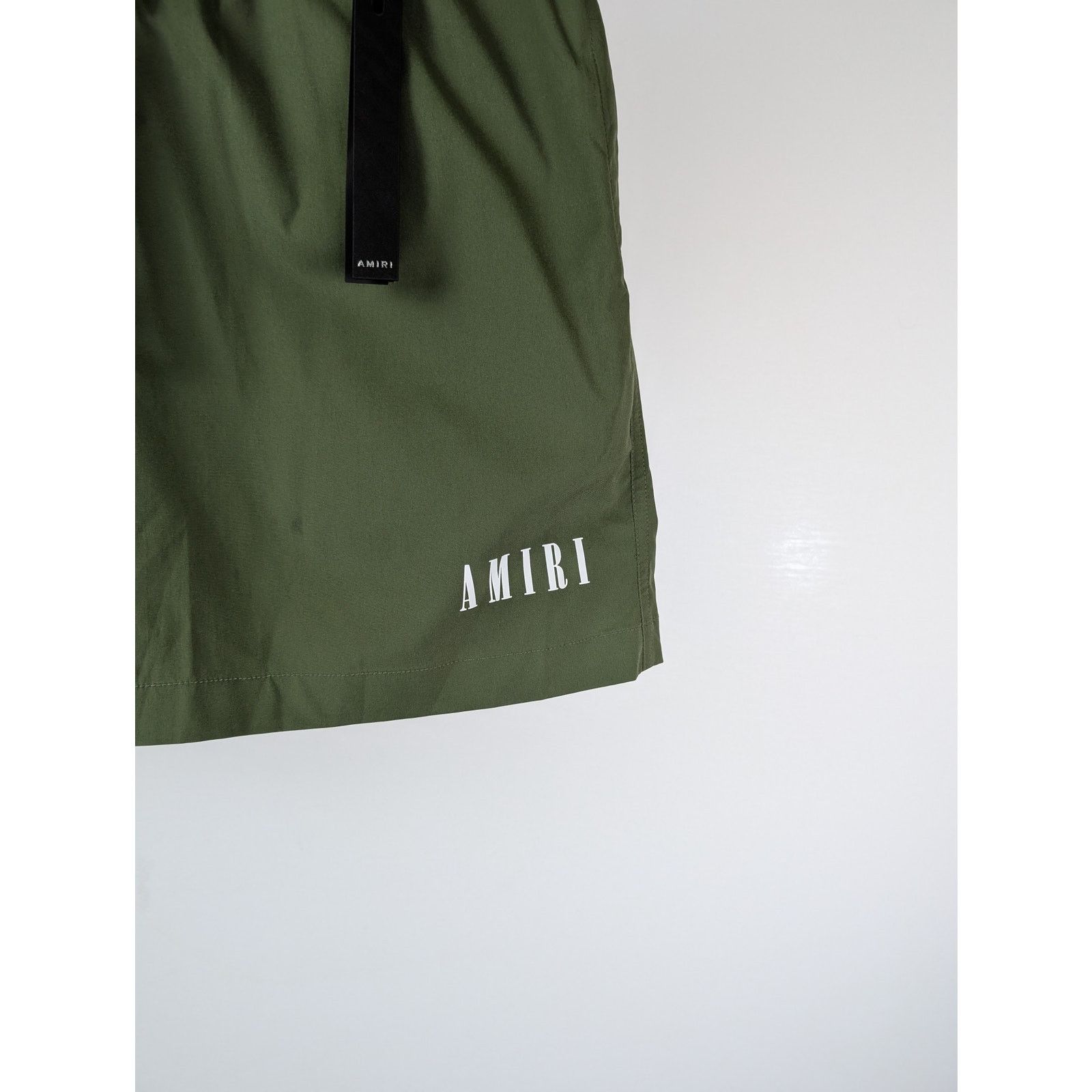 Amiri o1rshd1 Core Logo Swimtrunk Swim Wear Shorts Military Green Size US 30 / EU 46 - 4 Thumbnail