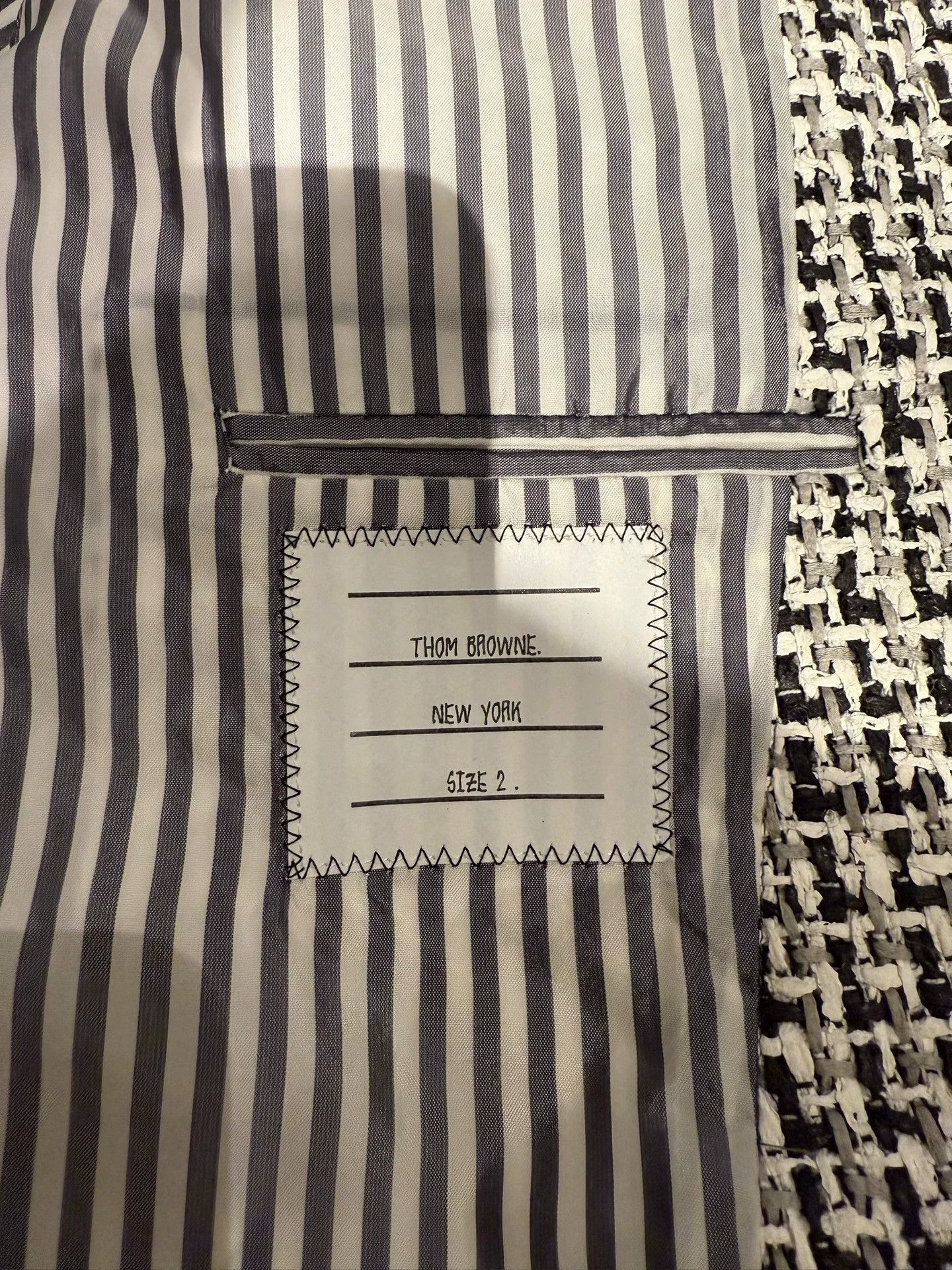 Thom Browne Thom Browne Runway Frayed Slim Suit Chanel-esque S1/S2 Size US S / EU 44-46 / 1 - 4 Thumbnail