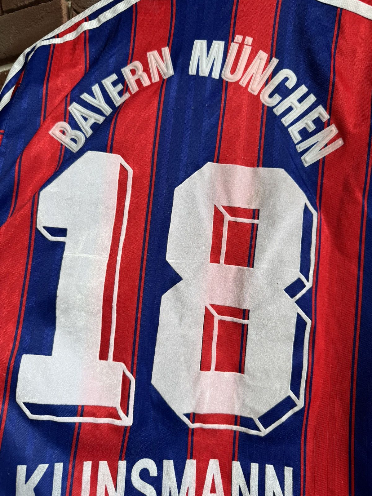 Vintage Rare Vintage 90s Adidas FC Bayern Munich Klinsmann Jersey Size US S / EU 44-46 / 1 - 11 Thumbnail