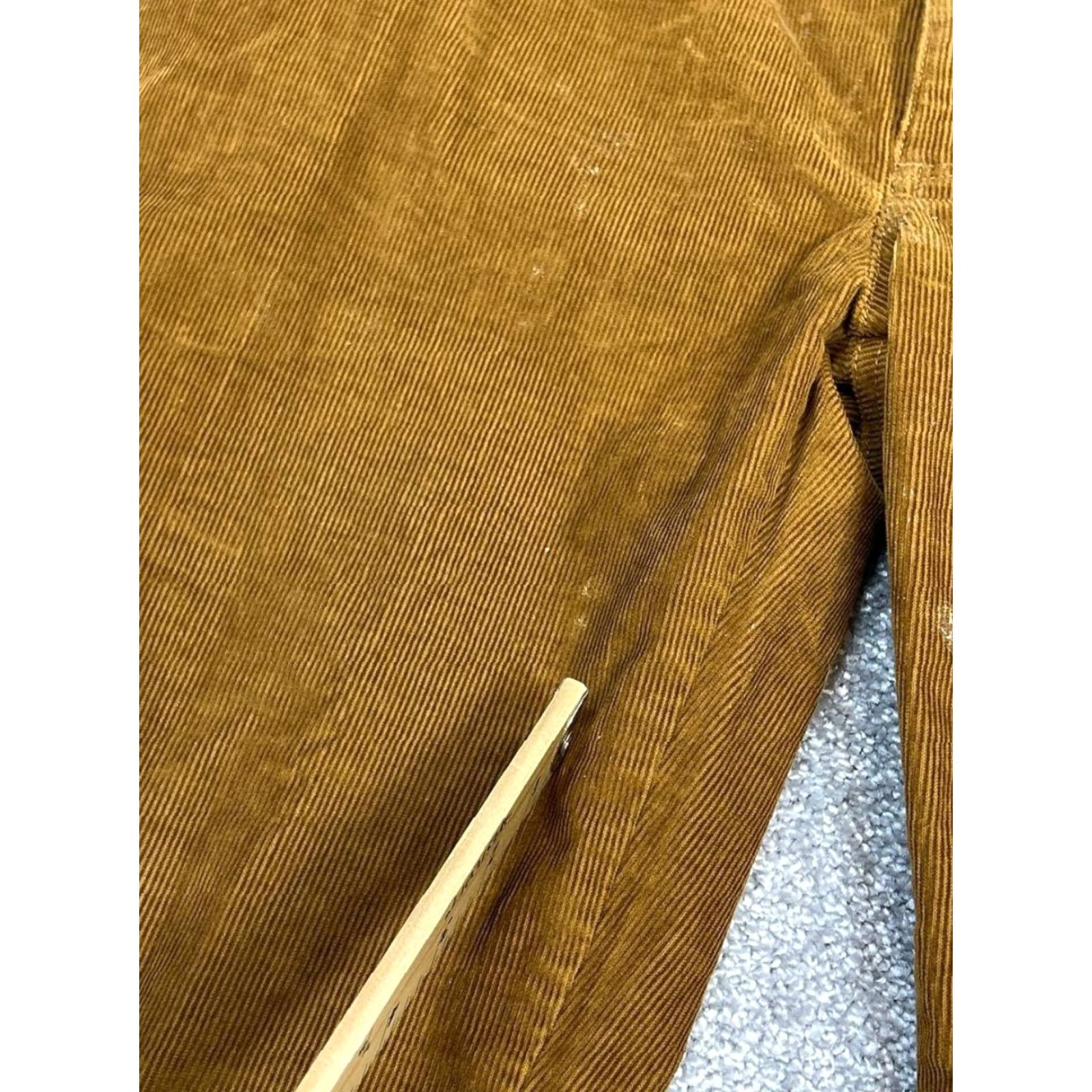 Vintage L.L.Bean Pants Mens Medium Beanflex Corduroy Brown Regular Fit Straight Leg Dress Pants 90s Nature Preppy Mens Size US 31 - 3 Thumbnail