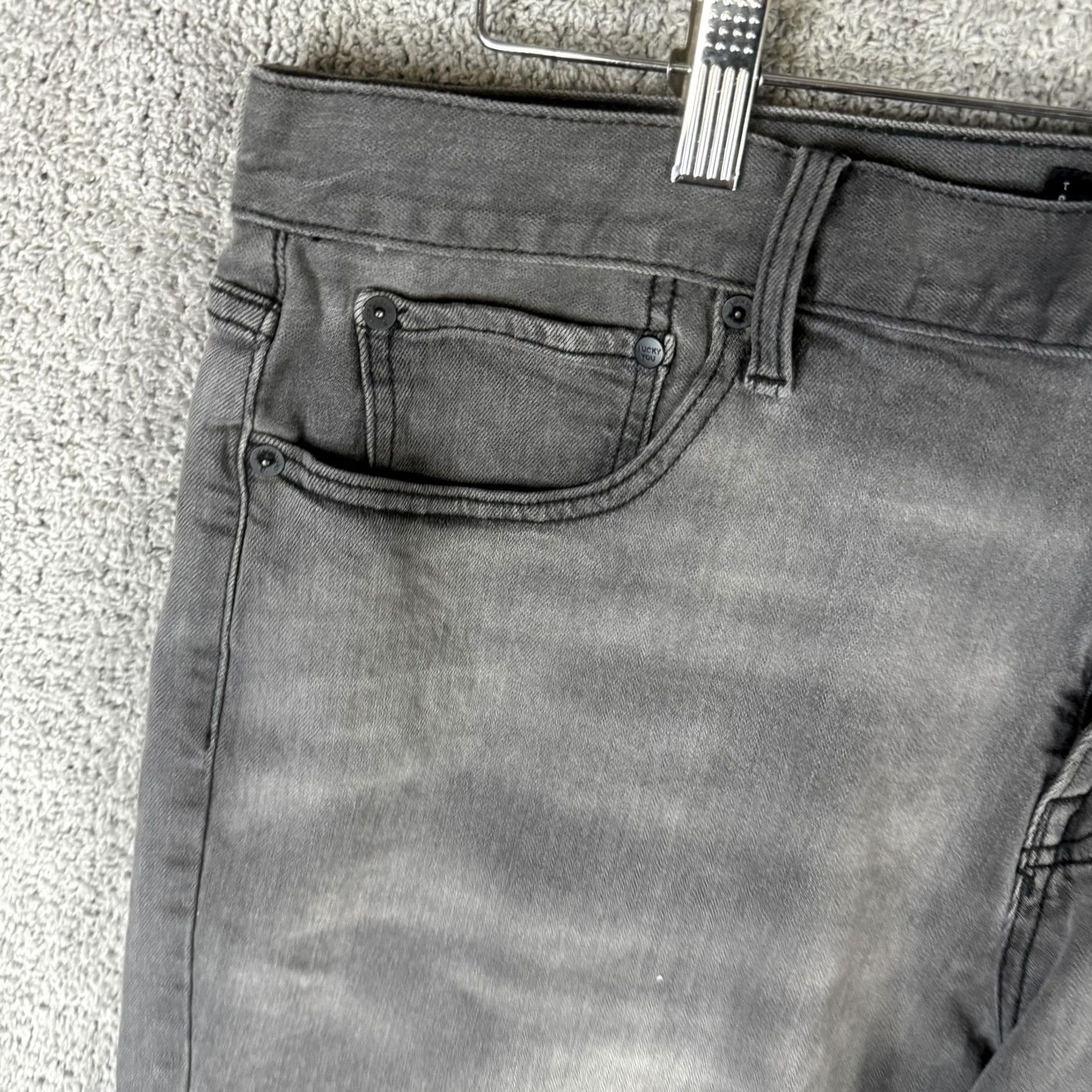 Lucky Brand Lucky Brand Jeans Mens 40x32 Gray 221 Original Straight Denim Casual Pants Shirt? Size US 40 / EU 56 - 2 Thumbnail