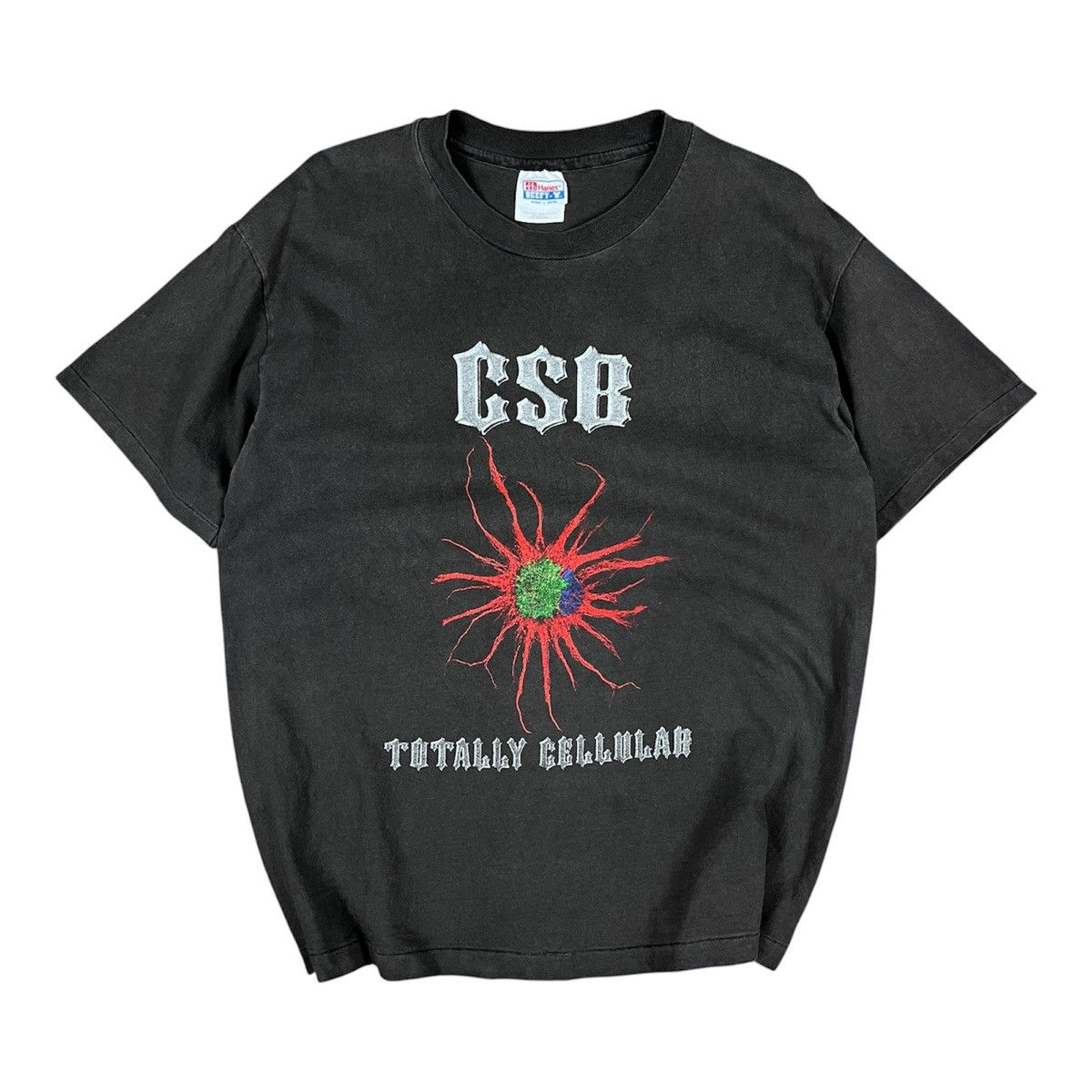 Hanes CSB “Totally Cellular” Tour Tee – 1995 Size US L / EU 52-54 / 3 - 1 Thumbnail