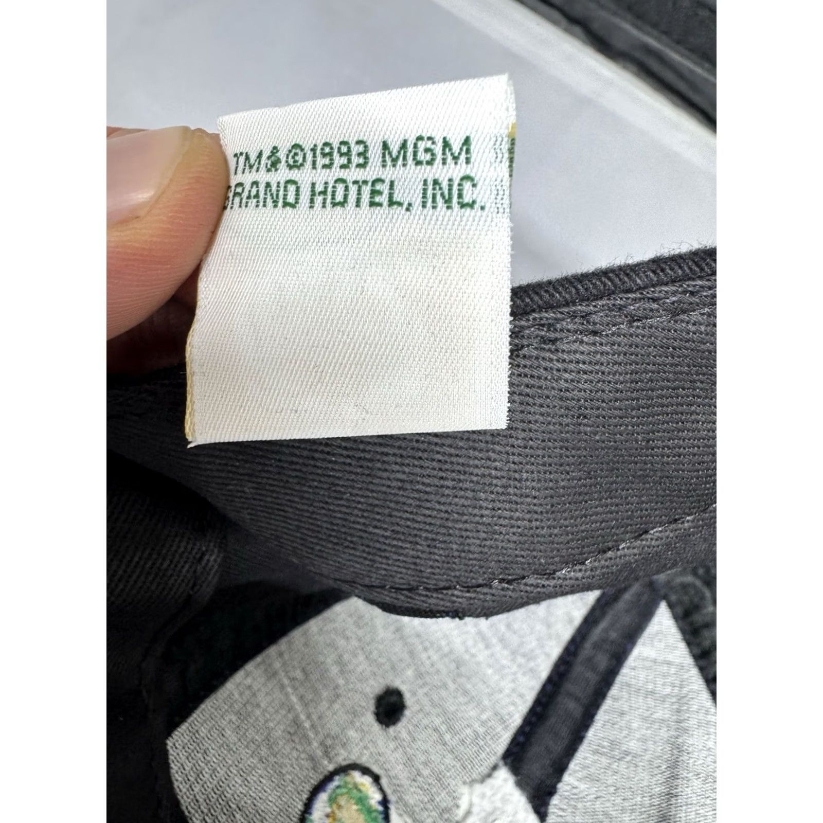 Vintage VINTAGE MGM Grand Black Hat Baseball Cap Adjustable Men Black Logo 90s 80s Classic Retro USA MGM Size ONE SIZE - 5 Thumbnail