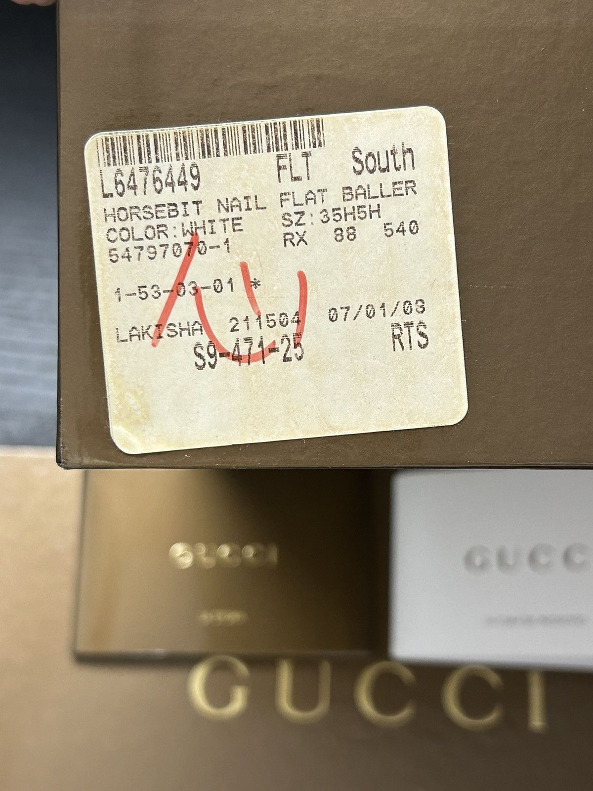 Gucci Gucci white flat shoes Size US 5.5 / IT 35.5 - 6 Thumbnail