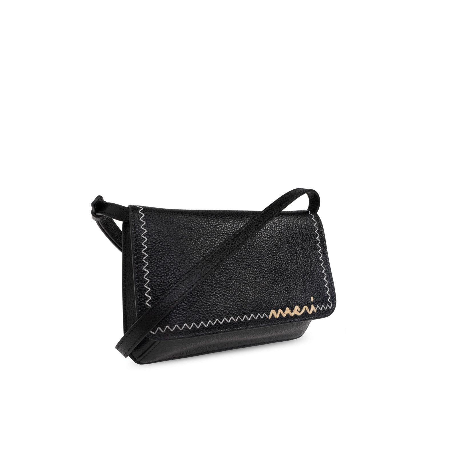 Marni MARNI Black Leather Shoulder Bag New & Authentic Size ONE SIZE - 3 Thumbnail