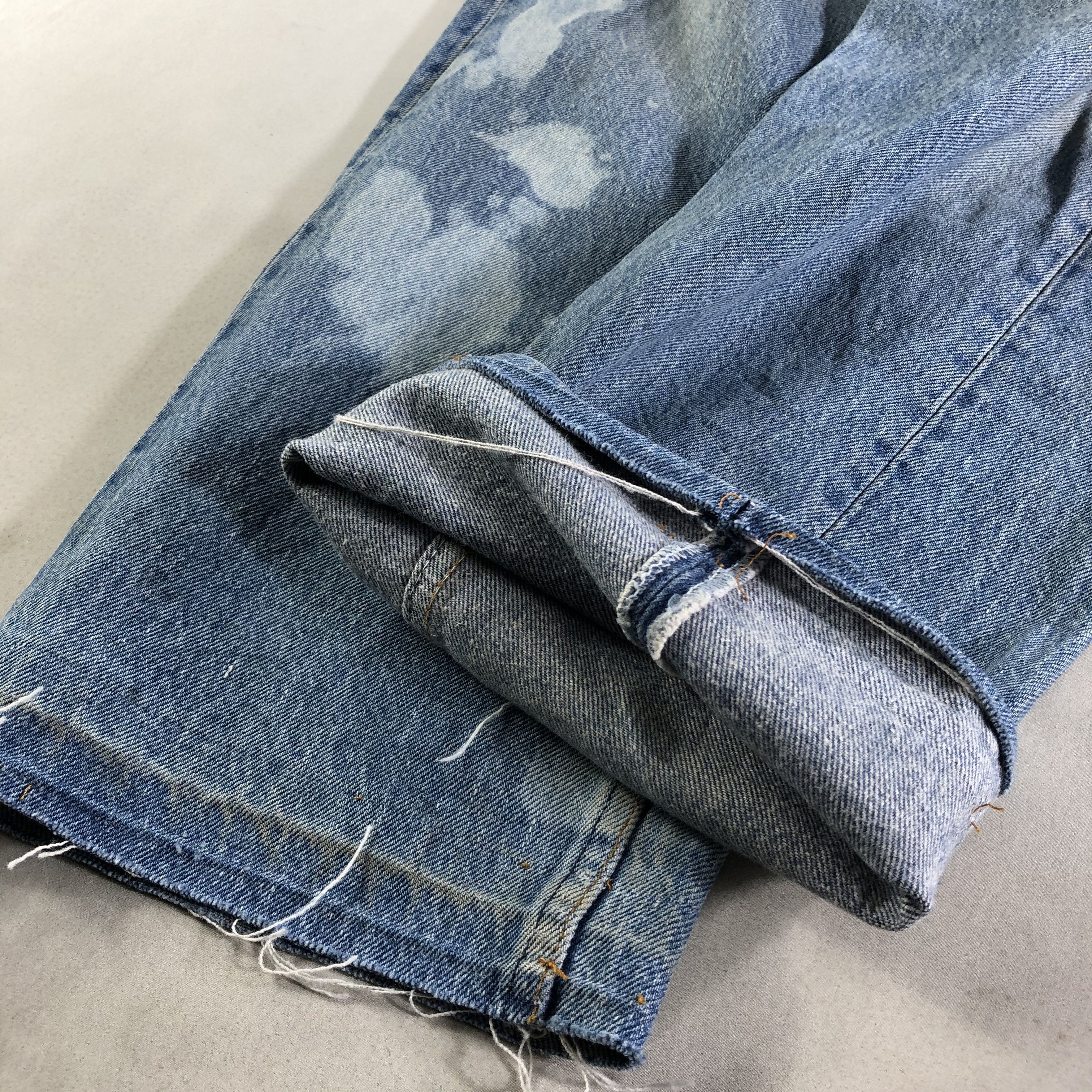 Levi's 80s Vintage Blue Wash Levis 501 Jeans-JM3719 Size US 33 - 7 Thumbnail