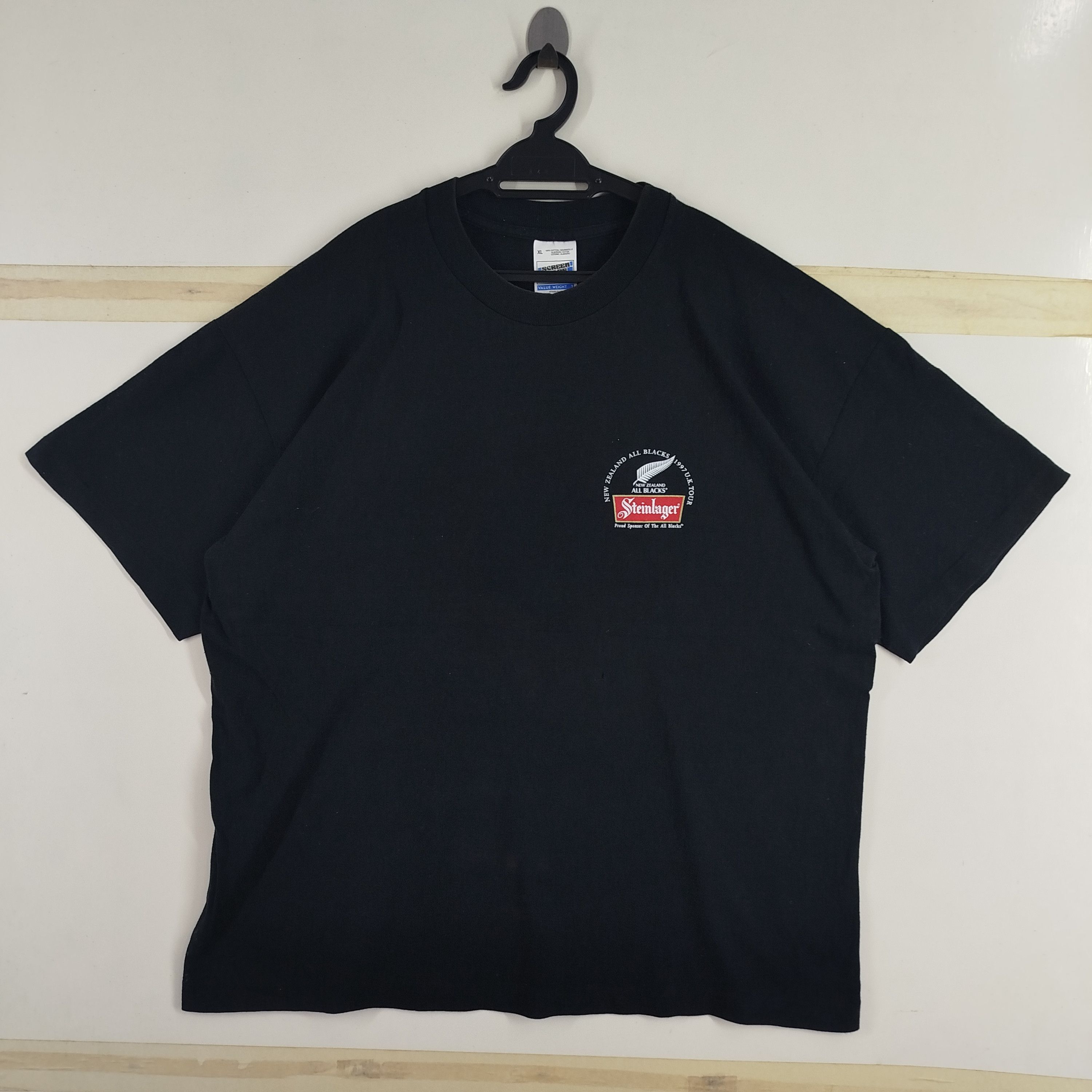 All Blacks Vintage Steinlager All Blacks New Zealand 1997 Tour Size US XL / EU 56 / 4 - 4 Thumbnail