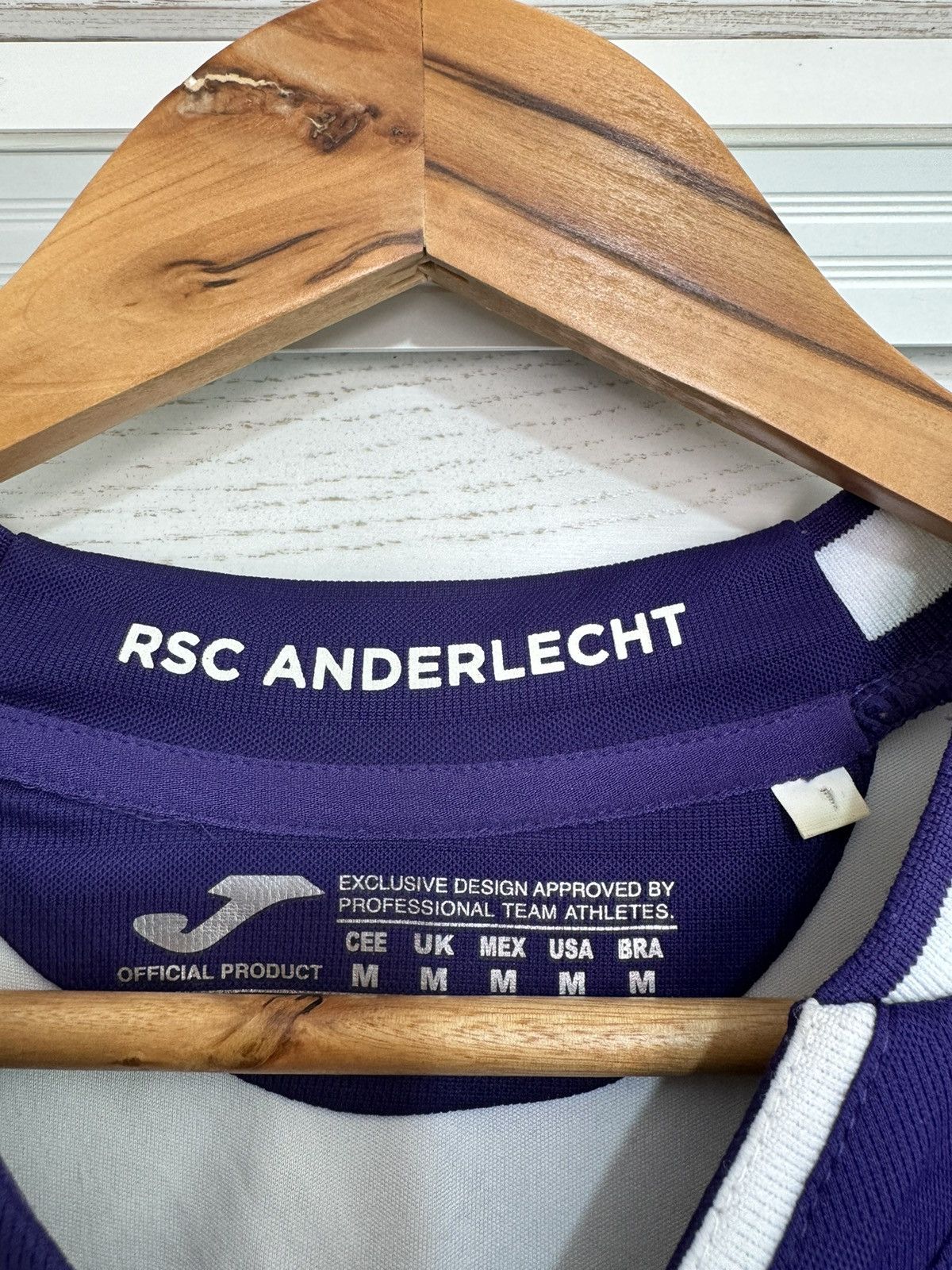 Adidas Anderlecht 2019-2020 Home Soccer Jersey Football Kit Shirt Size US M / EU 48-50 / 2 - 9 Thumbnail