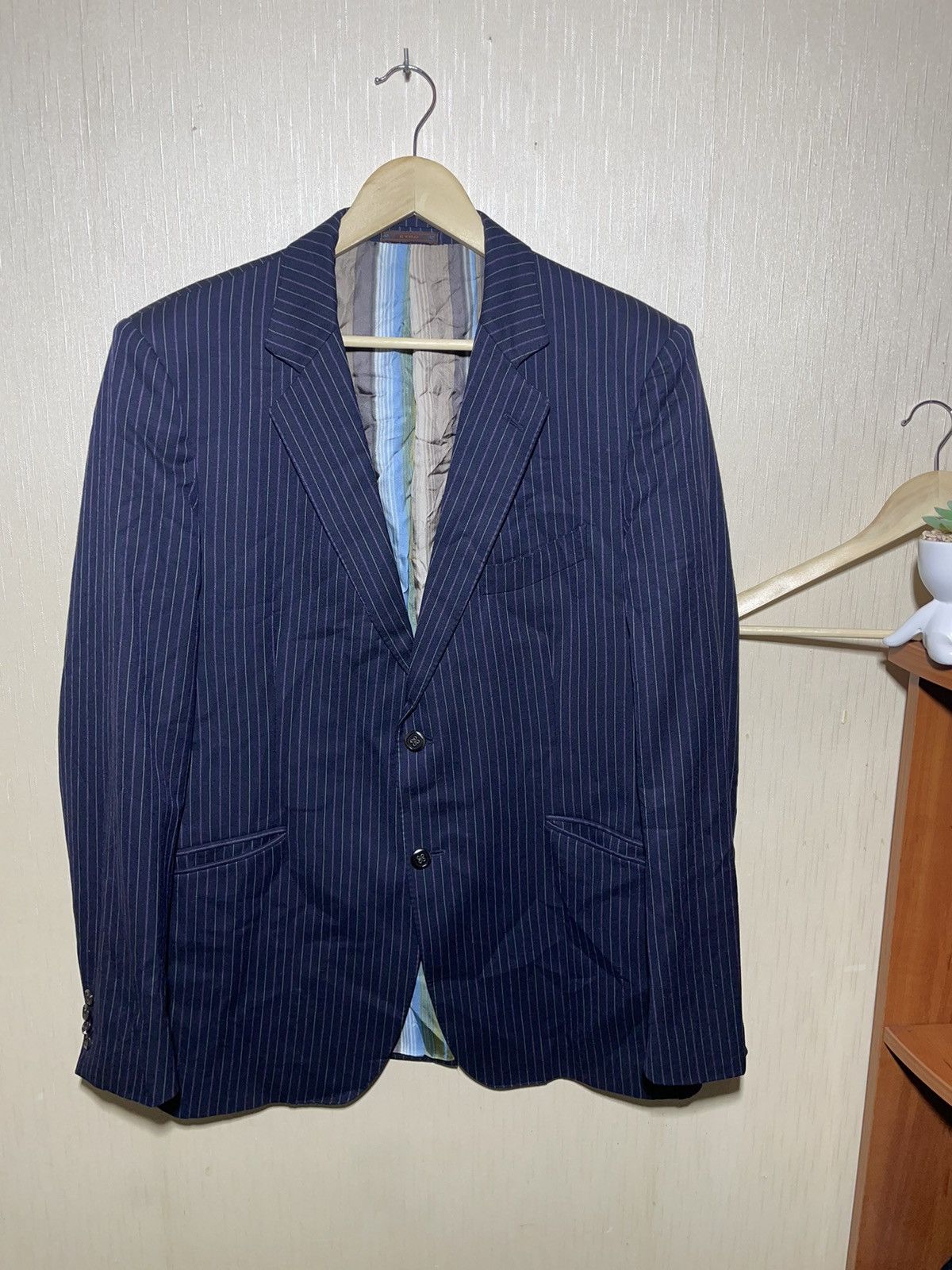Designer × Etro Etro Vintage Wool Blazer Size 54R - 1 Thumbnail