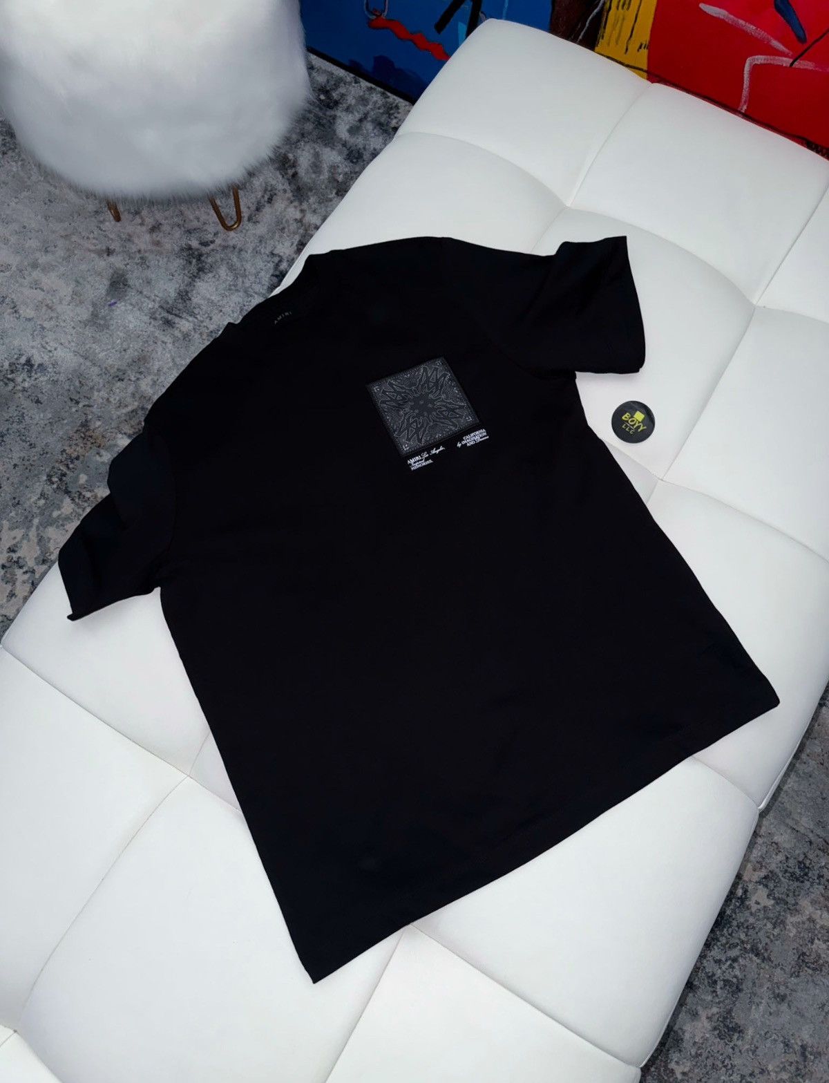 Amiri Amiri bandana print logo t shirt Size US M / EU 48-50 / 2 - 2 Thumbnail