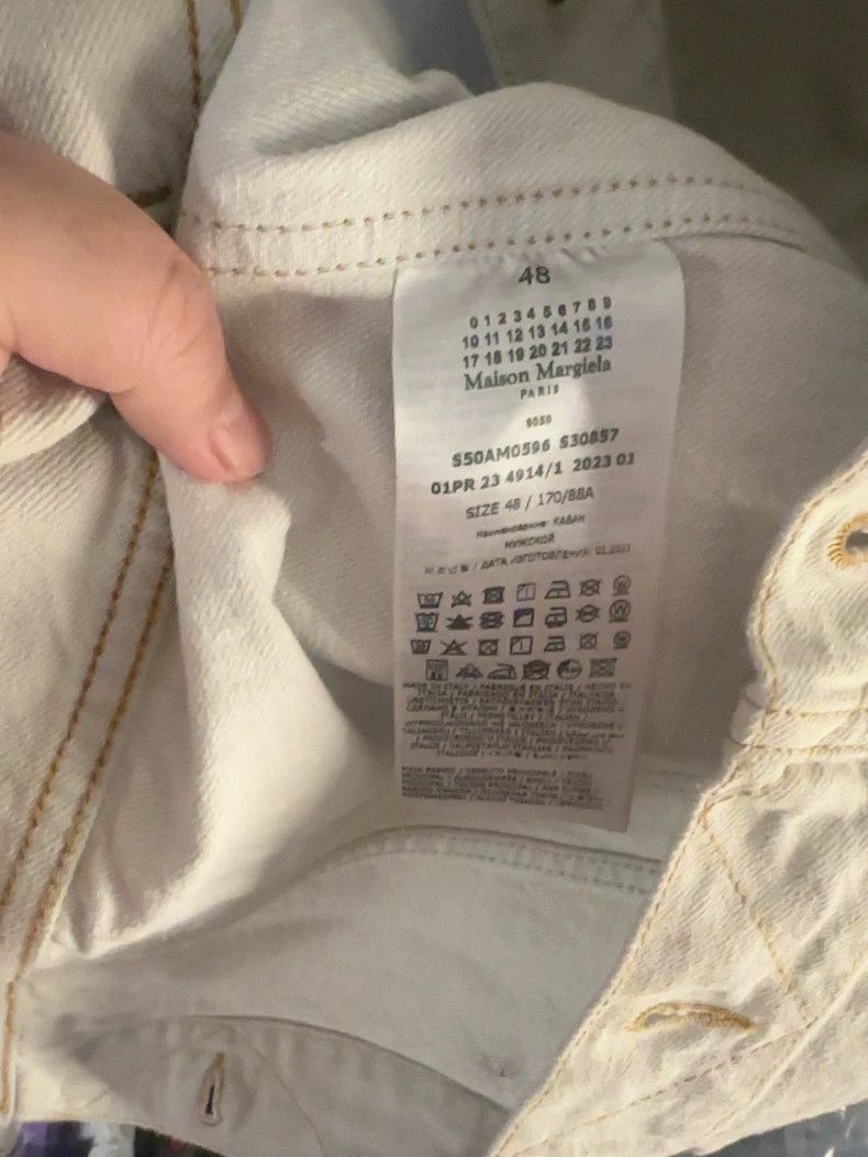 Other Maison Margiela Margiela Denim Jacket in Off-White Color-2 Size US L / EU 52-54 / 3 - 4 Thumbnail