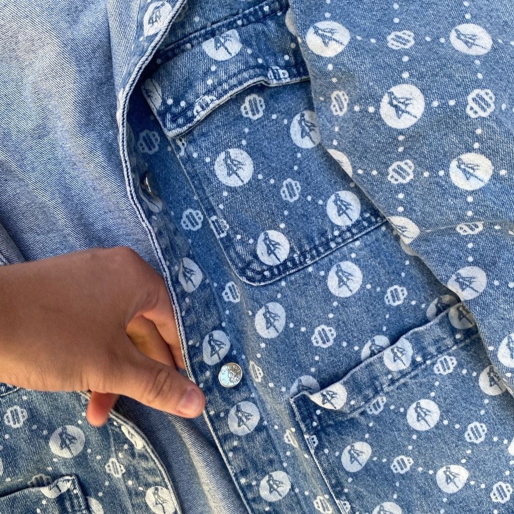 Maje Rare Maje X Sailor Moon Bmoon Monogram Denim Jacket Size 40 Size L / US 10 / IT 46 - 9 Thumbnail