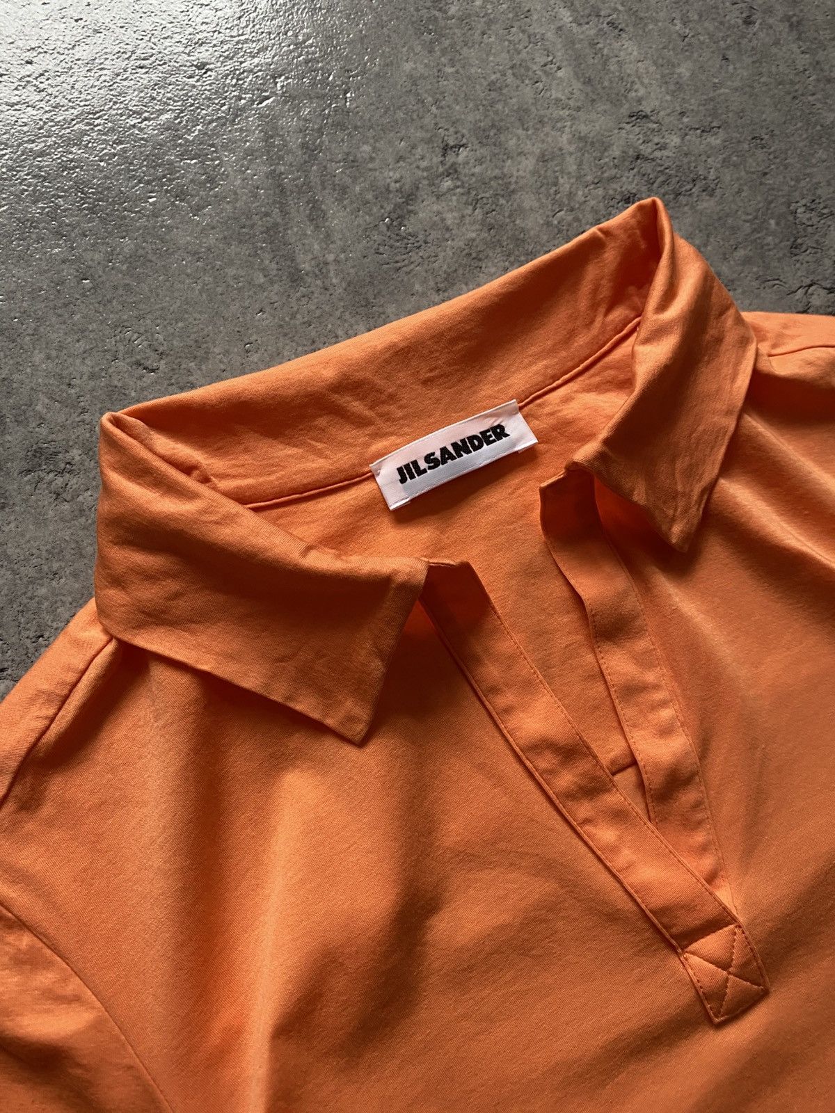 Jil Sander Jil Sander Minimalist Orange Shirt Size L / US 10 / IT 46 - 3 Thumbnail