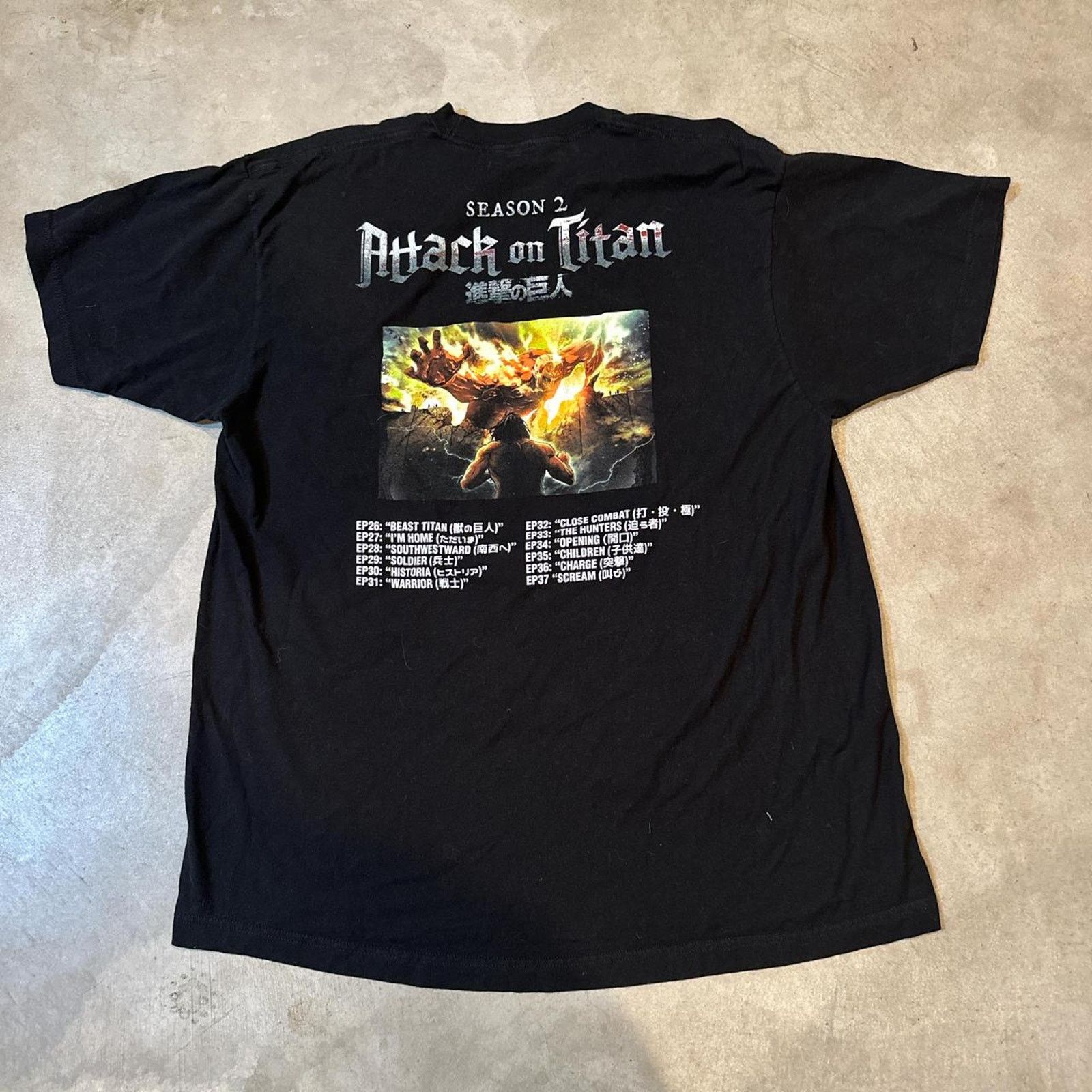 Other Attack on Titan Season 2 Anime Shirt Size XL Size US XL / EU 56 / 4 - 4 Thumbnail