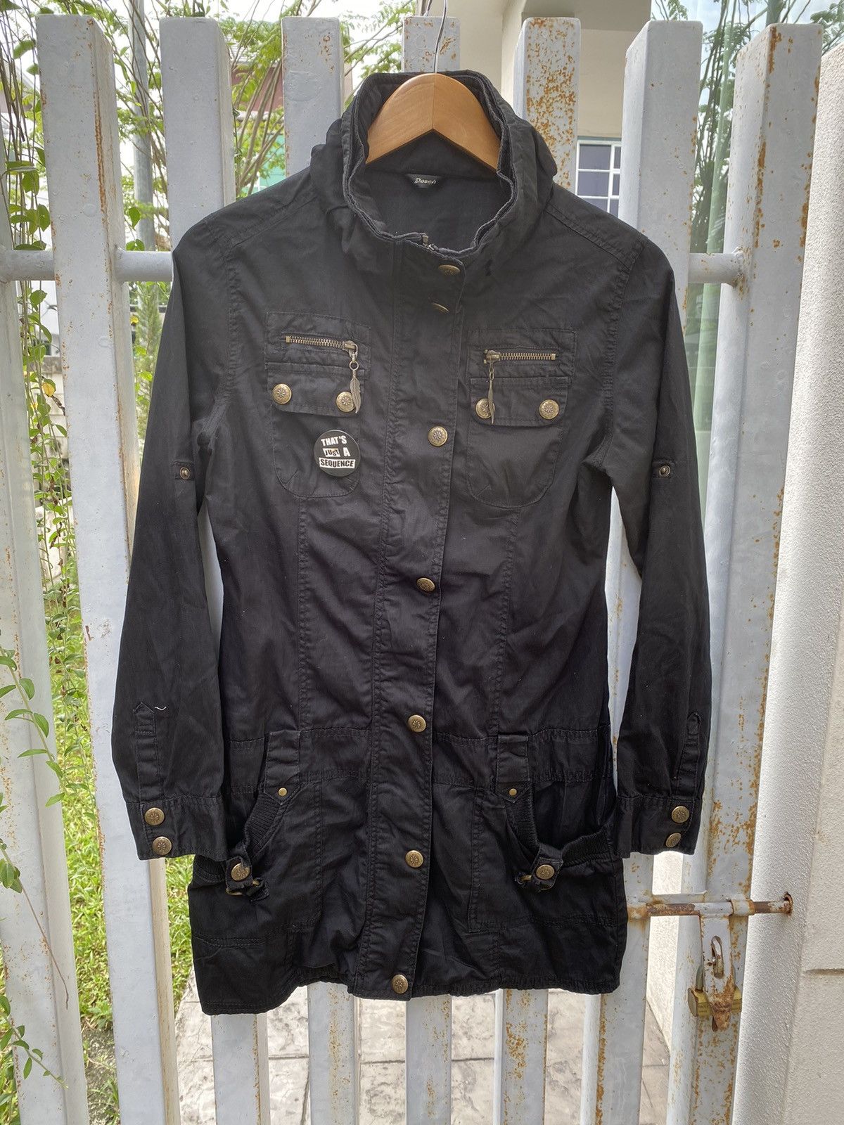 Hysteric Glamour × Japanese Brand × Seditionaries Vintage ☠️ Dosh Punk Jacket LGB tactical design Size US M / EU 48-50 / 2 - 9 Thumbnail