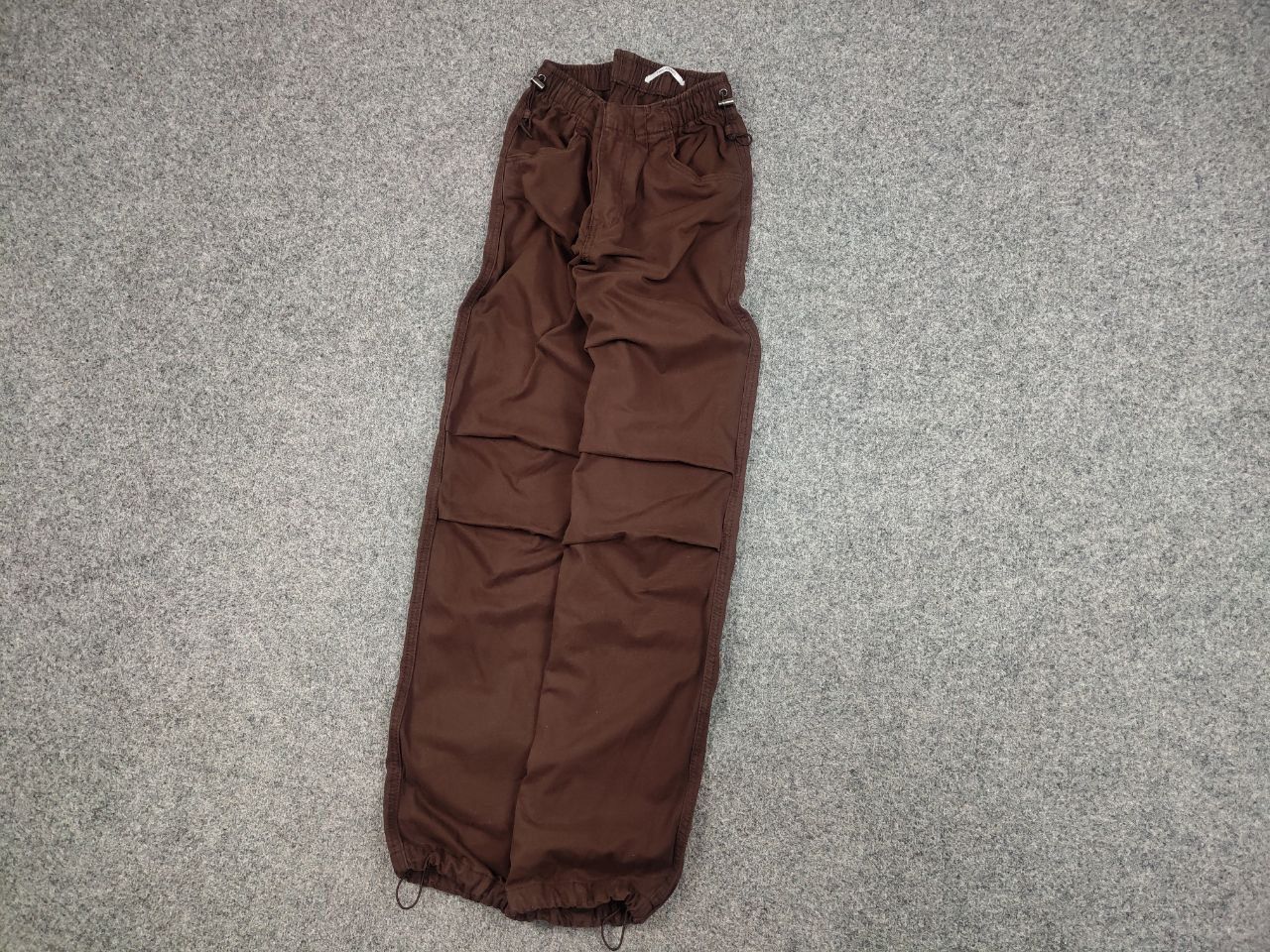 Japanese Brand Vintage Japanese Style Y2K Parachute Brown Baggy Pants Size US 30 / EU 46 - 3 Thumbnail