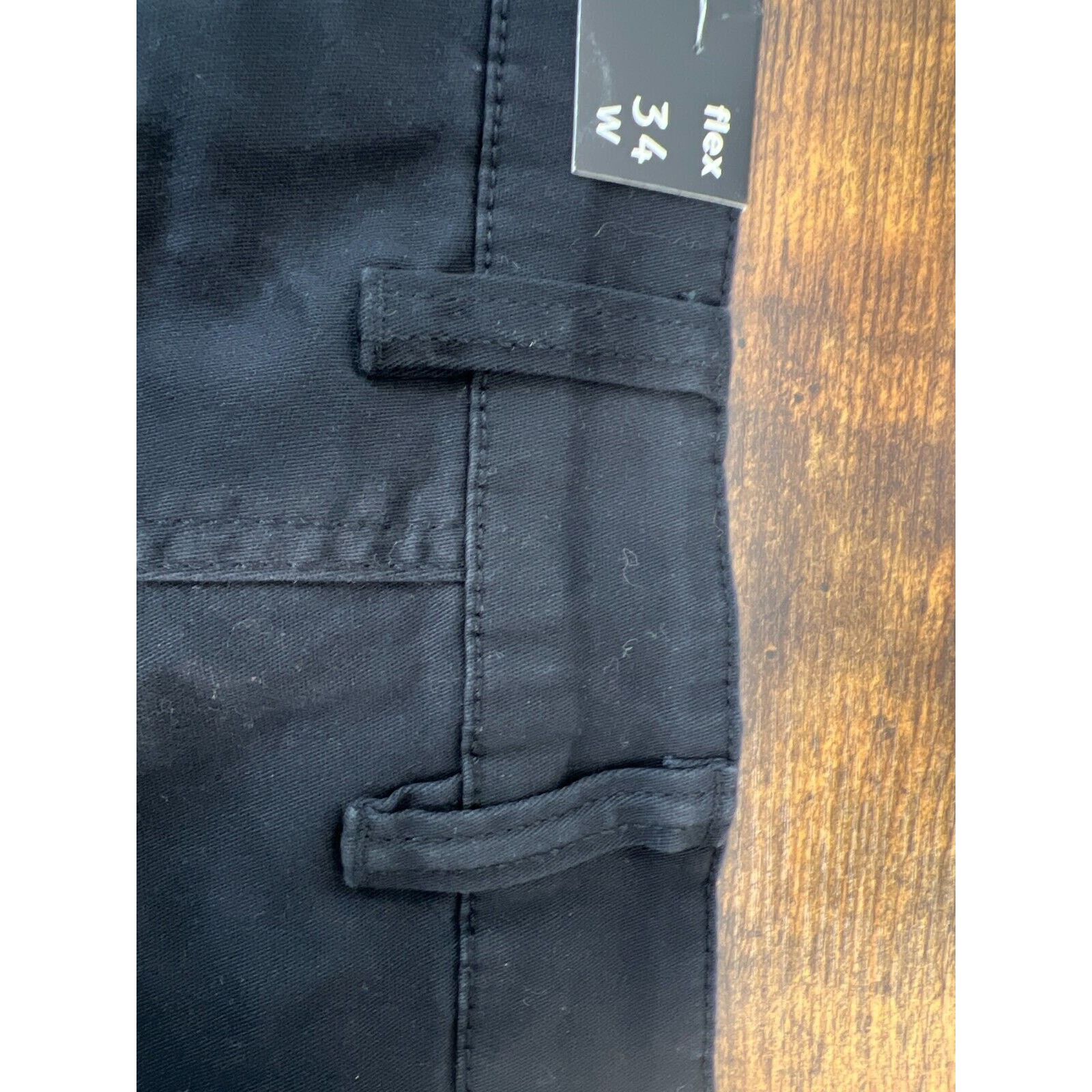 rue21 Rue21 Mens 34" Shorts Black Bottoms Chinos Bermuda Modern Size US 34 / EU 50 - 8 Thumbnail
