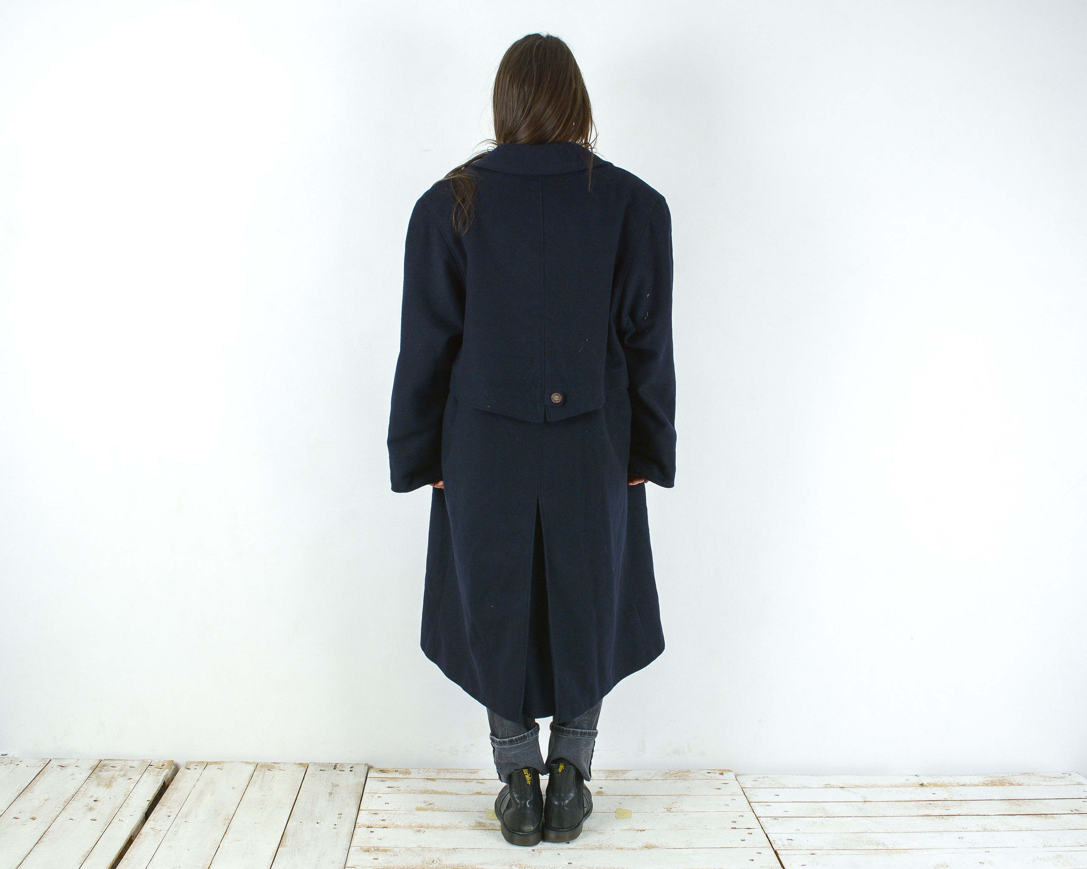 Vintage Thermo Loden Maresima Fleece Wool Coat Overcoat Jacket Size XL / US 12-14 / IT 48-50 - 4 Thumbnail