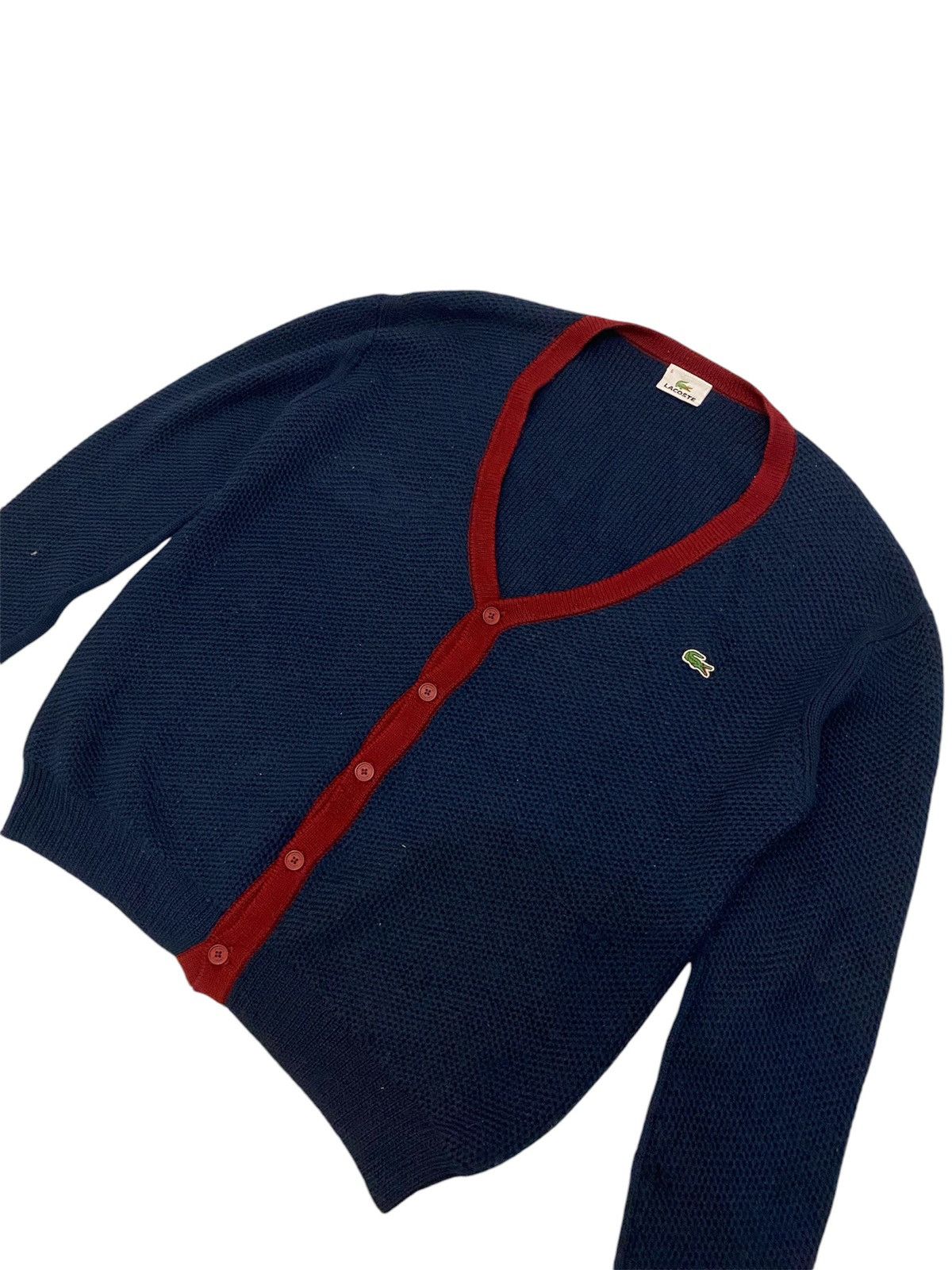 Lacoste 🔥Lacoste Cardigan Knitwear Button Ups Jacket Size US M / EU 48-50 / 2 - 1 Thumbnail