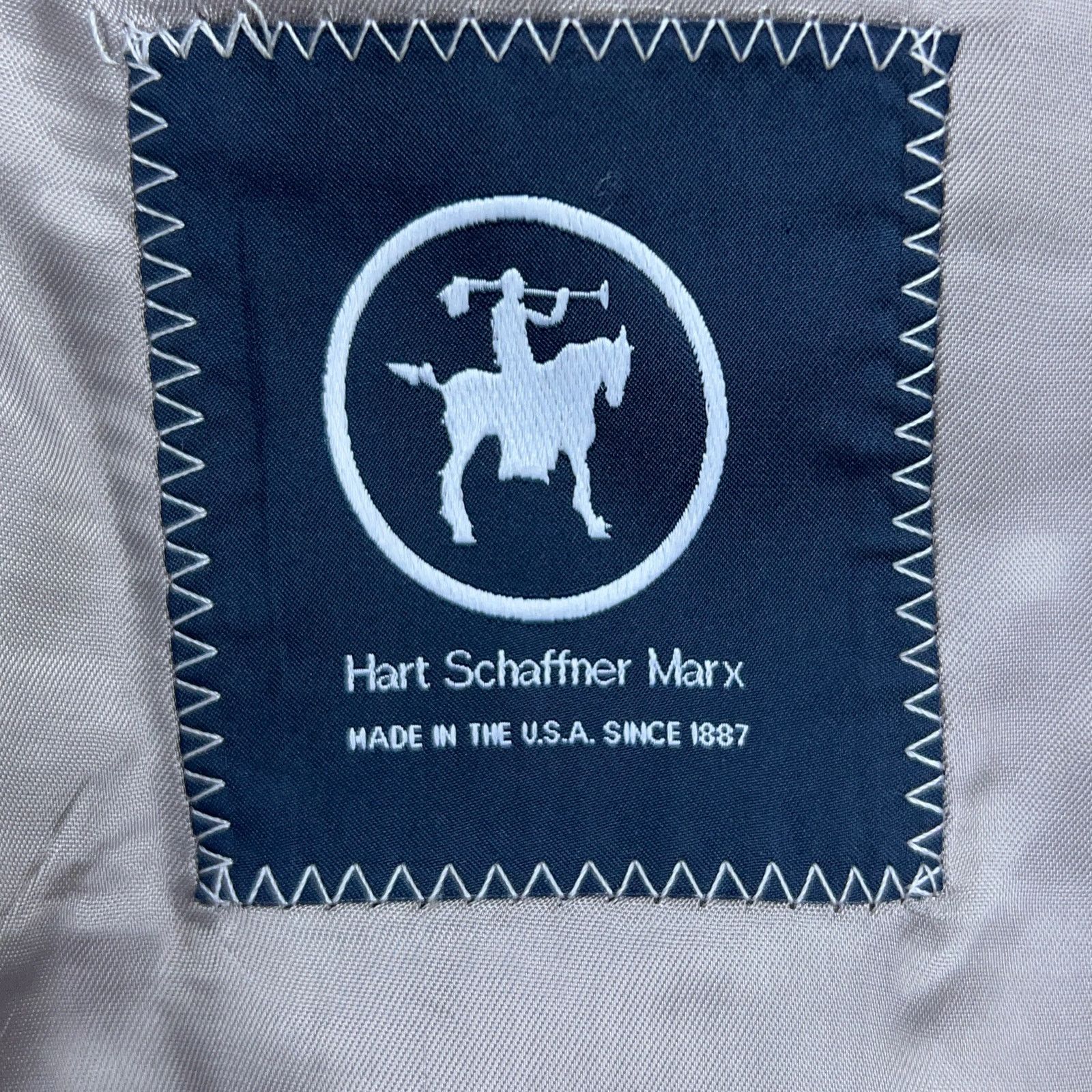 Hart Schaffner Marx Hart Schaffner Marx HSM Size 42L Blazer Navy Bronze Button Size 42L - 17 Thumbnail