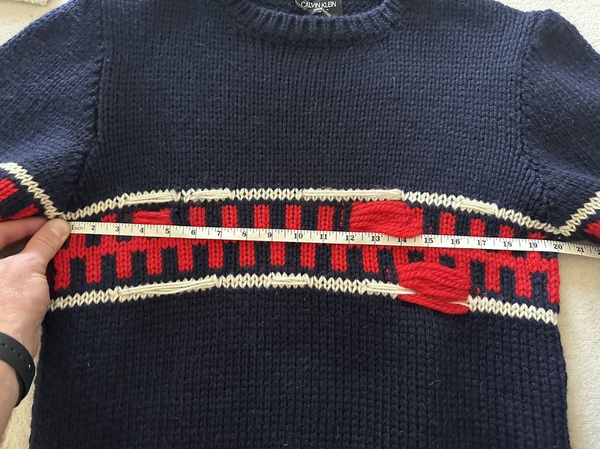 Calvin Klein 205W39NYC FW18 Calvin Klein 205w39nyc grail wool sweater RAF Simons Size US M / EU 48-50 / 2 - 7 Thumbnail
