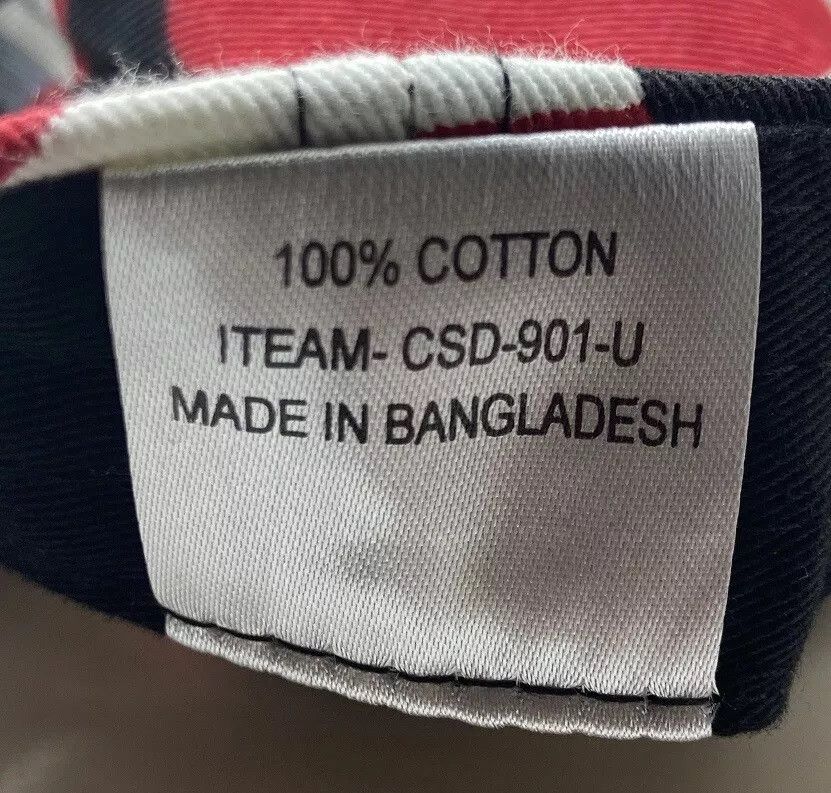 Other Baseball Cap - Adjustable - Red/White/Gray/Black Pattern Size ONE SIZE - 5 Thumbnail