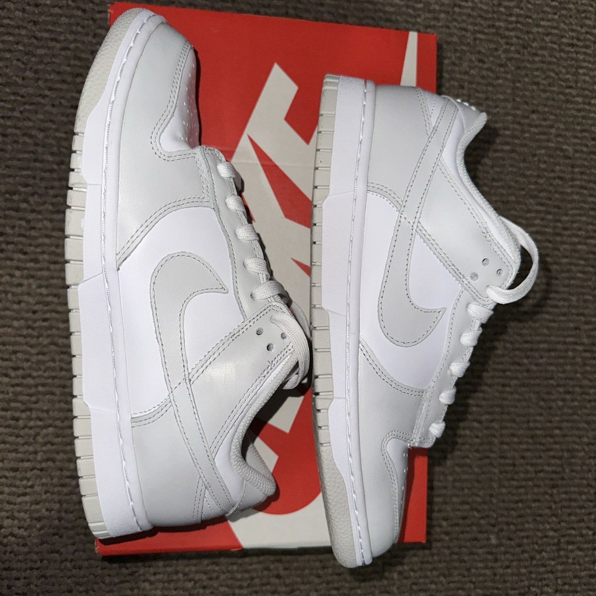 Nike Nike Dunk Low Photon Dust (Women’s) Size US 8.5 / IT 38.5 - 2 Thumbnail