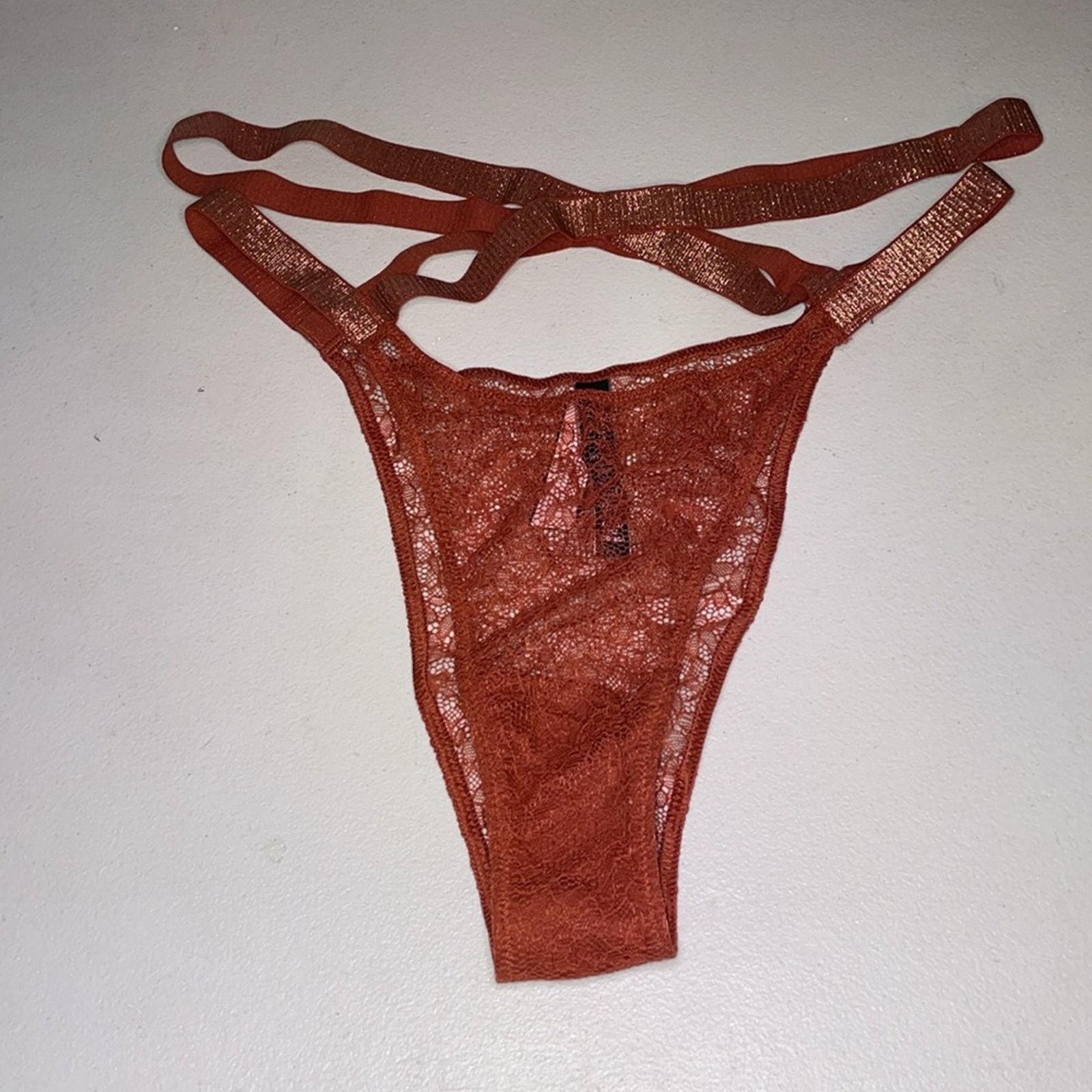 Victoria's Secret Victoria’s Secret Panties Gorgeous Rust Color VS Very Sexy Size ONE SIZE - 1 Thumbnail