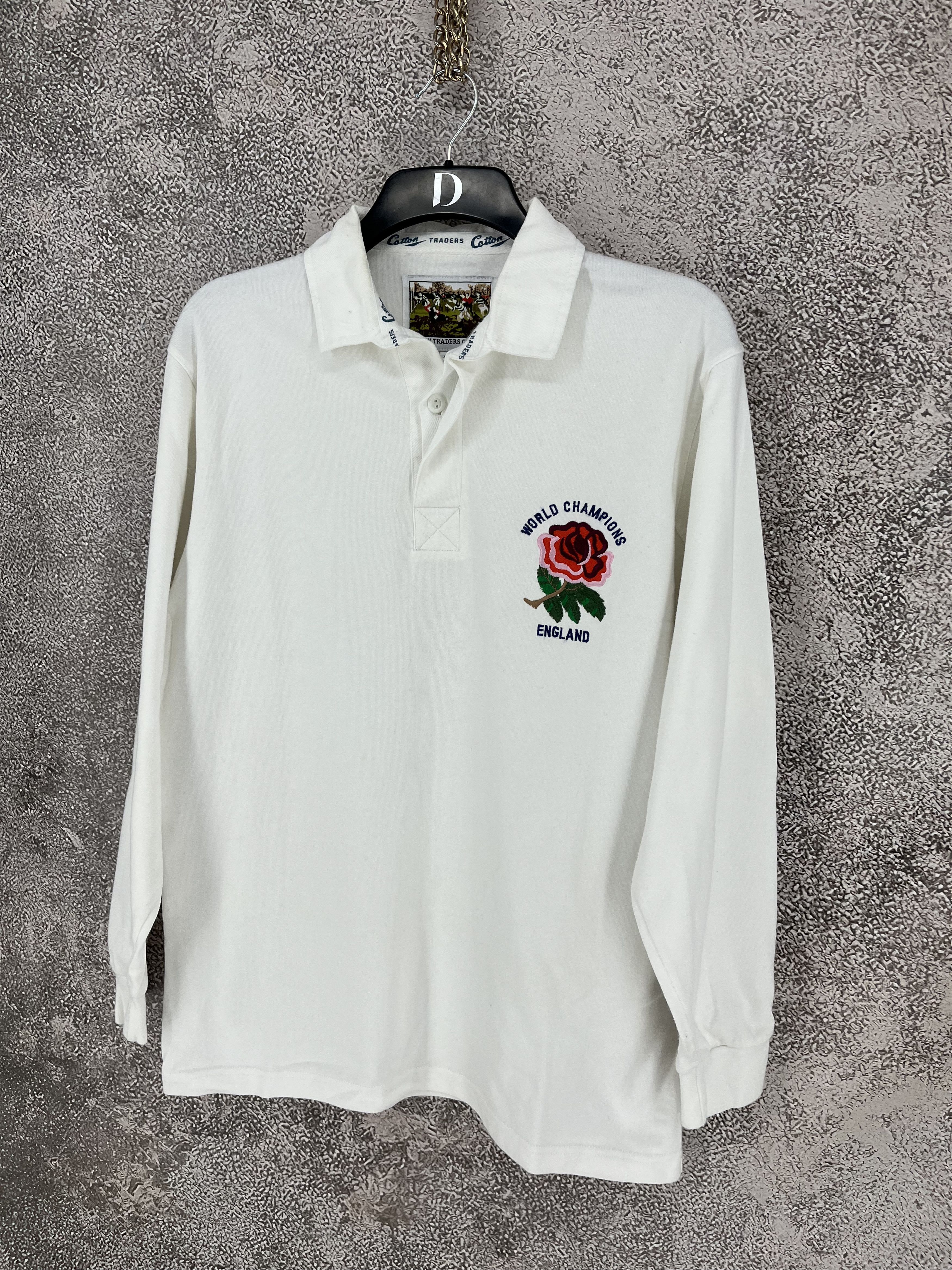 Cotton Traders England Rugby Union 1991 1992 Cotton Traders home jersey Size US M / EU 48-50 / 2 - 3 Thumbnail