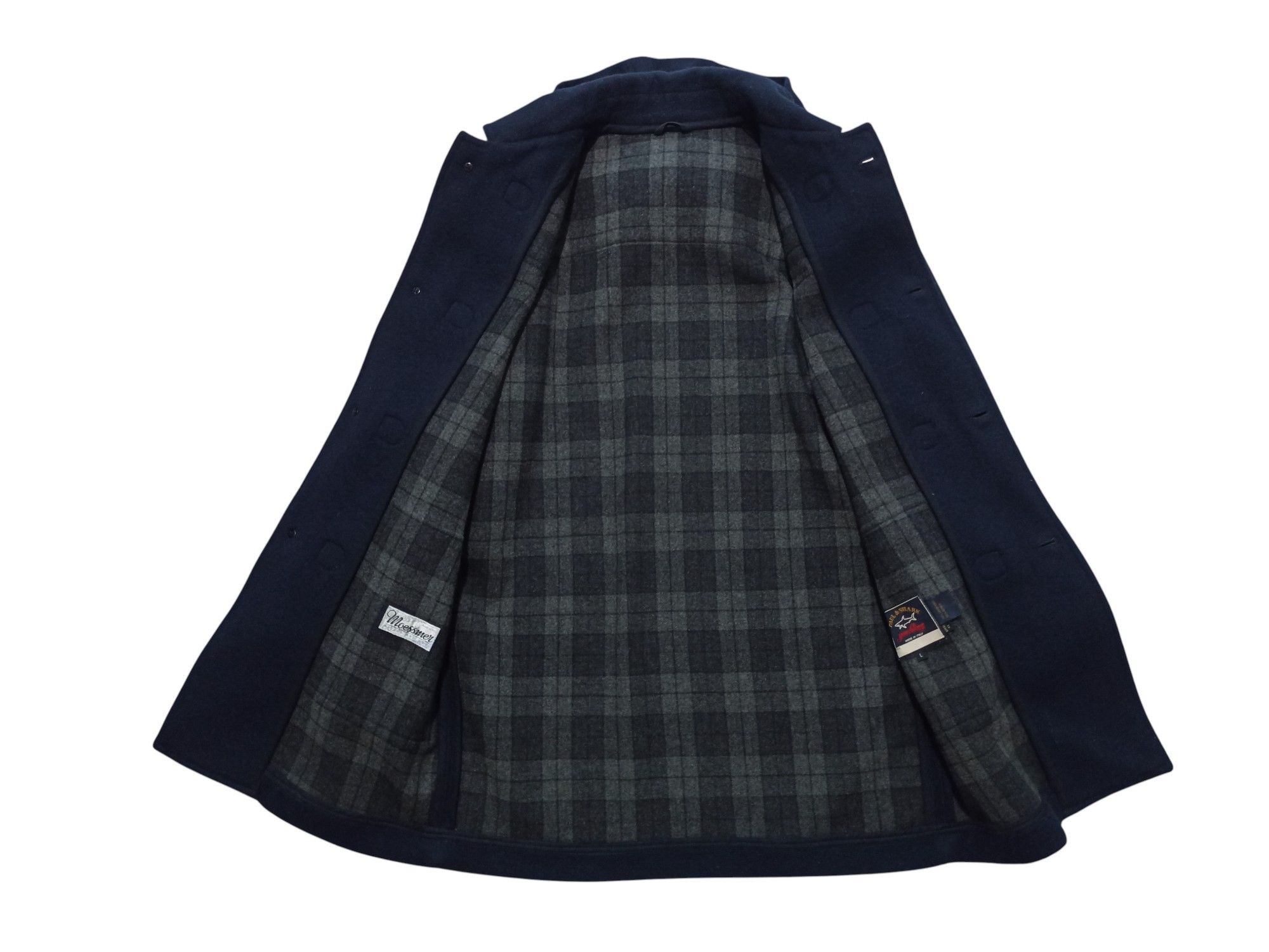 Paul & Shark Paul & Shark Yachting Duffle Coat Navy Alpaca Wool Moessmer Size US L / EU 52-54 / 3 - 2 Thumbnail
