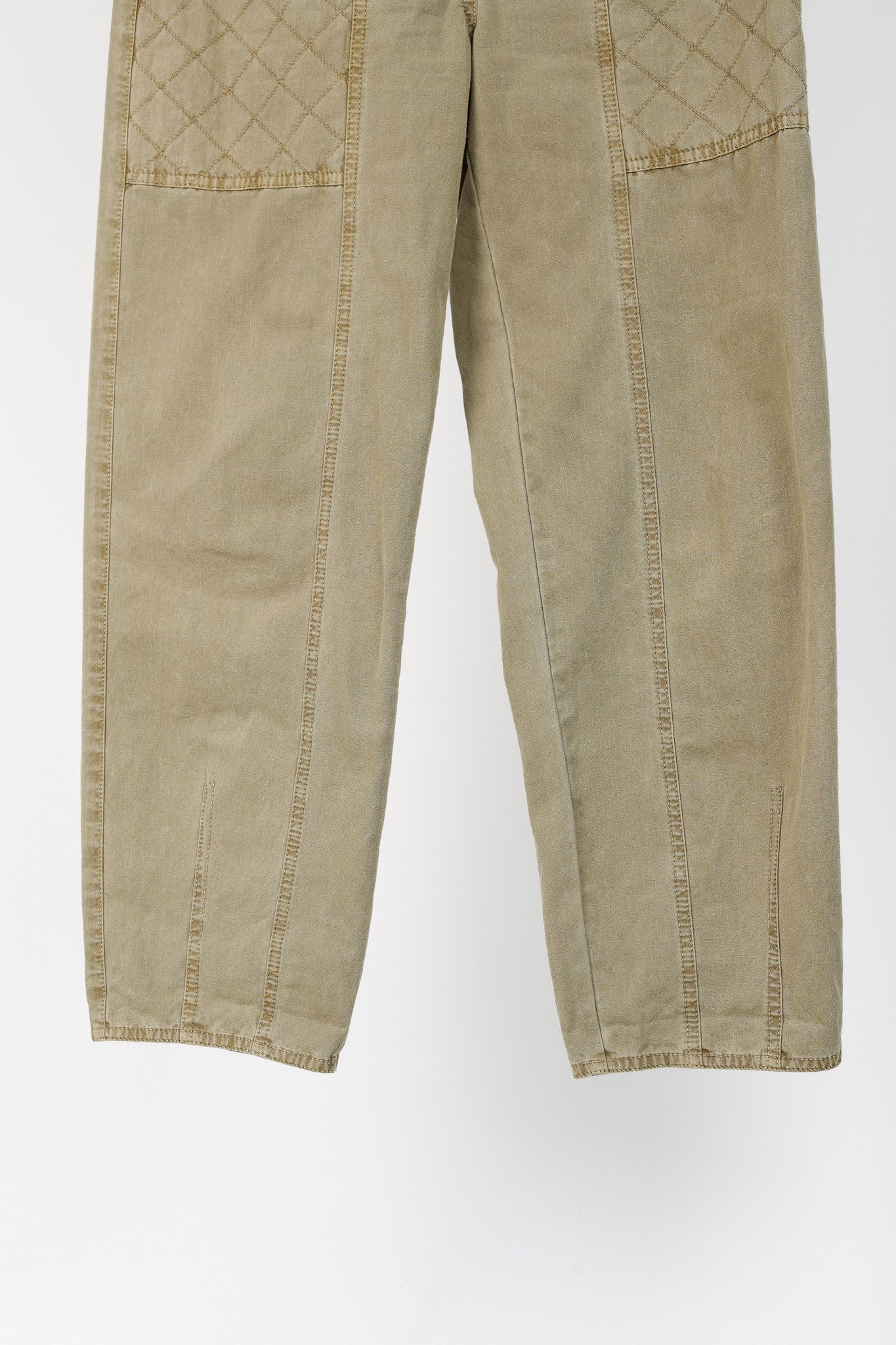 Ulla Johnson Ulla Johnson Cambrie Khaki Straight-Leg Pants Size 27" / US 4 / IT 40 - 6 Thumbnail