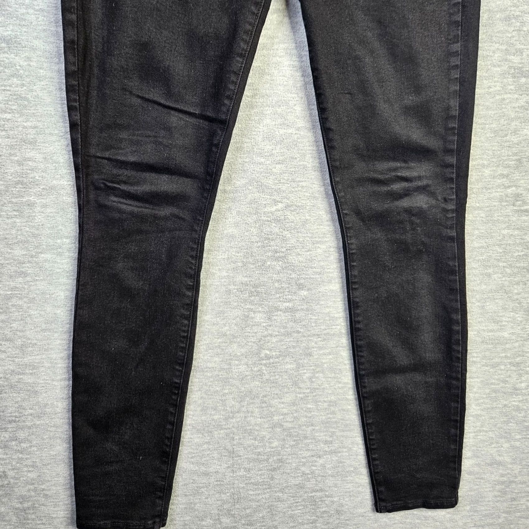 L'AGENCE L'AGENCE Jeans Dark Wash Skinny Five Pockets Casual Size 27 Womens Black 5-Pocket Denim Slim Fit Belted Regular Rise Mid Vintage No Size 27" / US 4 / IT 40 - 3 Thumbnail