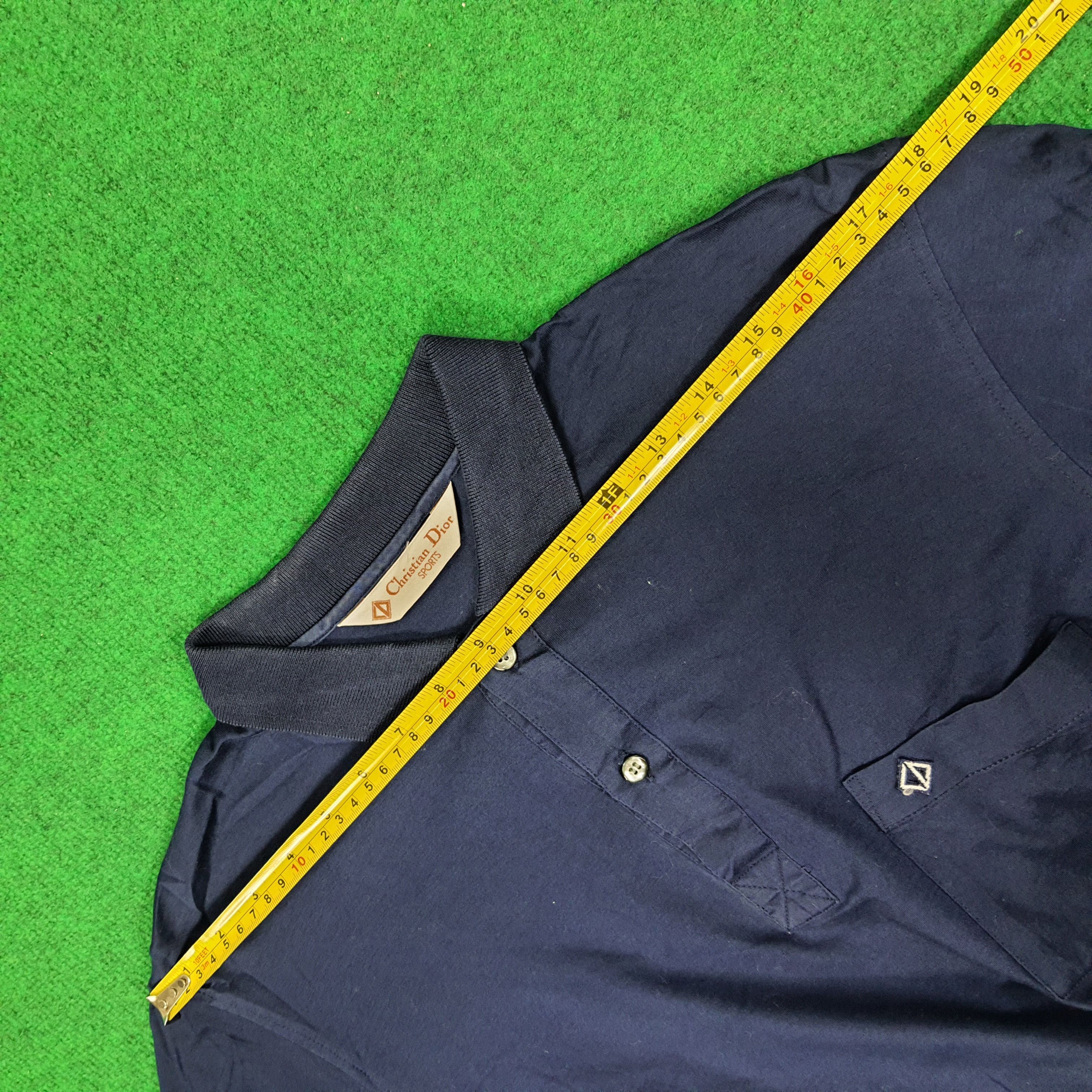 Christian Dior Monsieur × Vintage Vintage Christian Dior Sports Long Sleeve Polo Shirt Size US M / EU 48-50 / 2 - 8 Thumbnail
