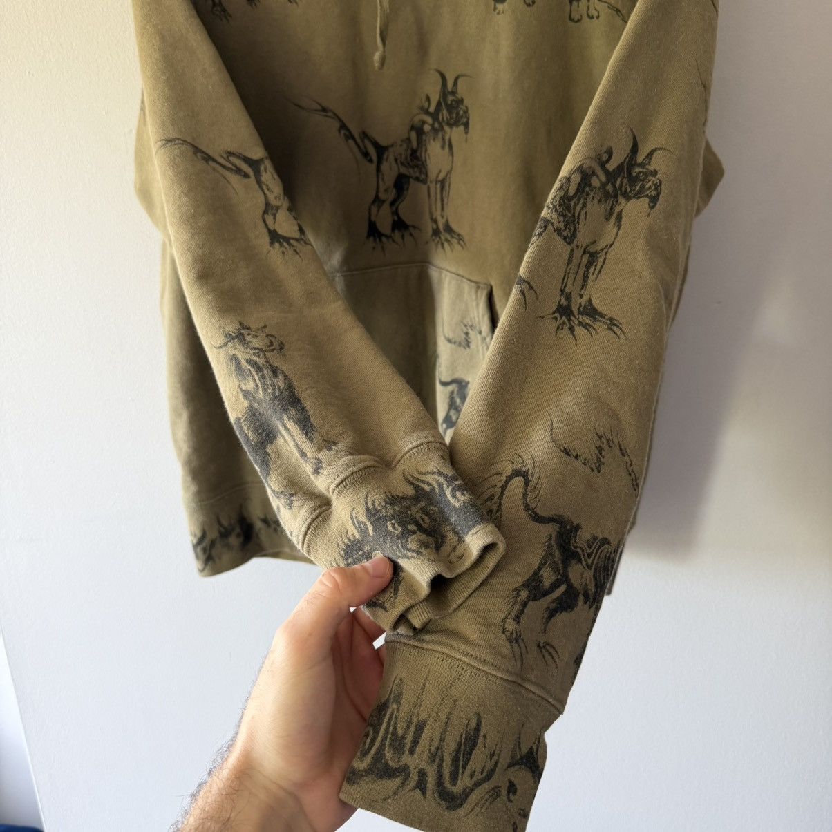 Supreme Ss20 animals hooded sweatshirt medium olive Size US M / EU 48-50 / 2 - 3 Thumbnail
