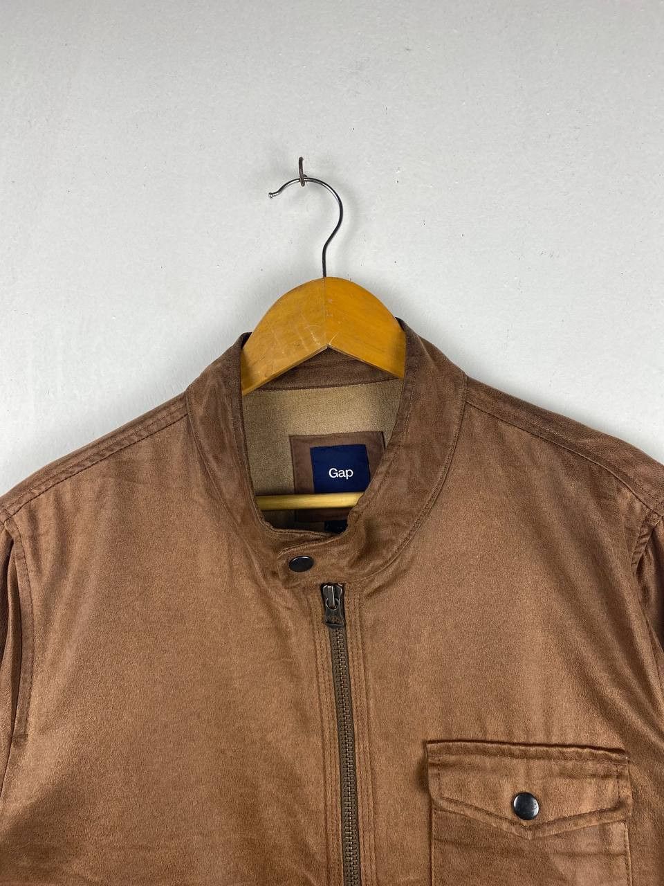 Gap gap japanese brand velvet biker jacket nice design Size US L / EU 52-54 / 3 - 2 Thumbnail