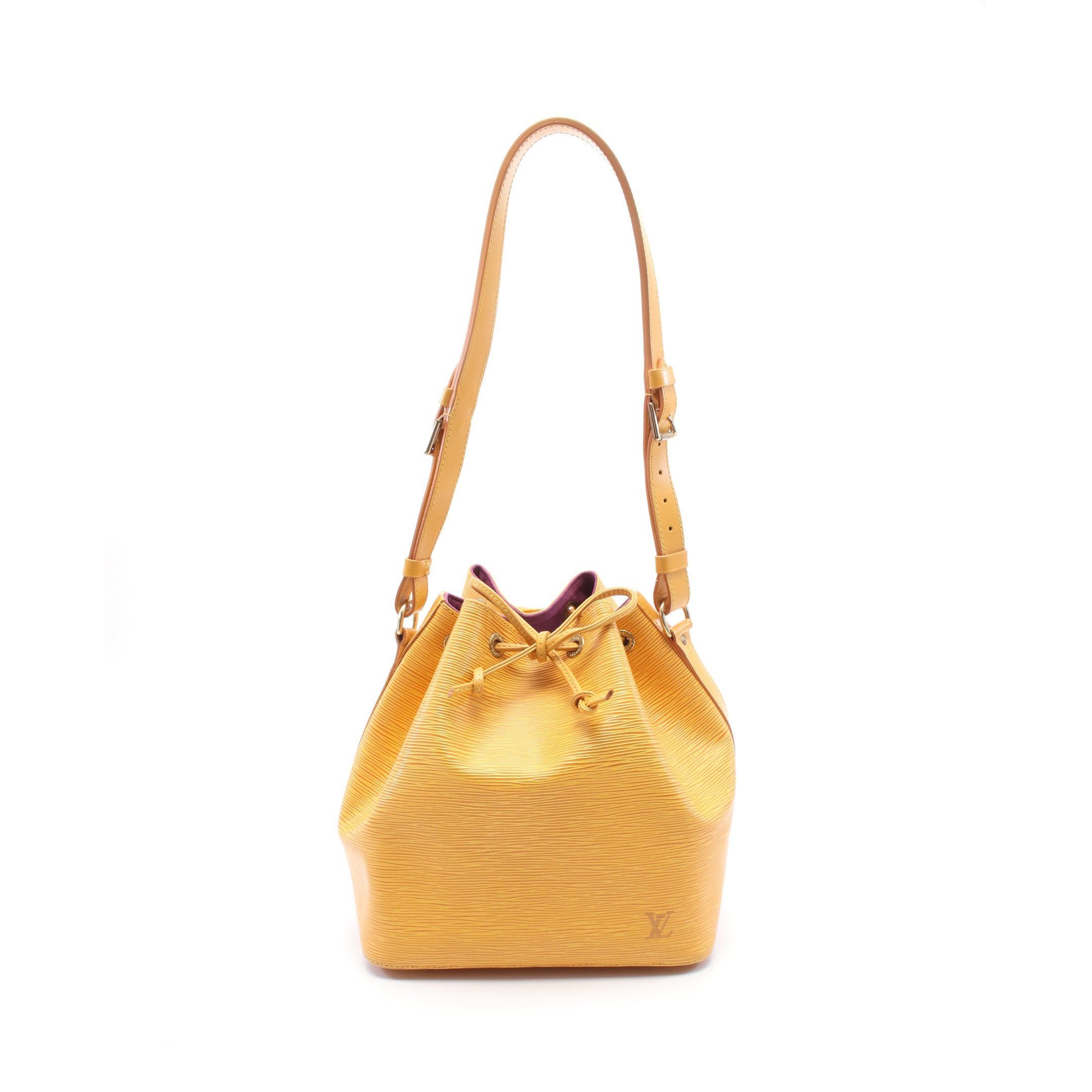Louis Vuitton Louis Vuitton Peti Noe Epi Tassi Yellow Shoulder Bag Leather Size ONE SIZE - 1 Thumbnail
