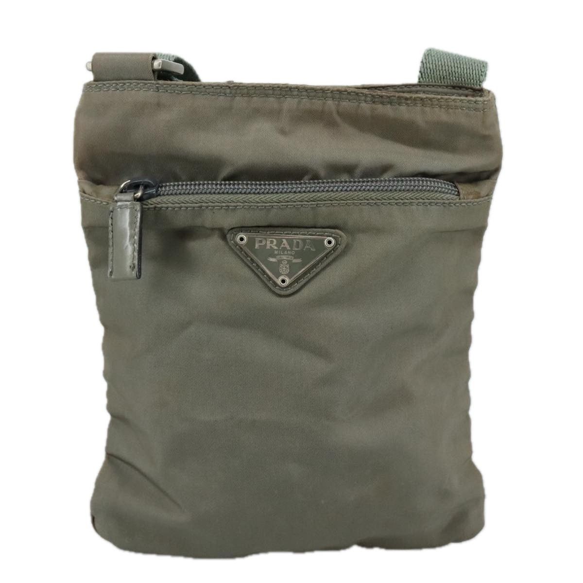 Prada PRADA Shoulder Bag Nylon Gray Silver Size ONE SIZE - 2 Thumbnail